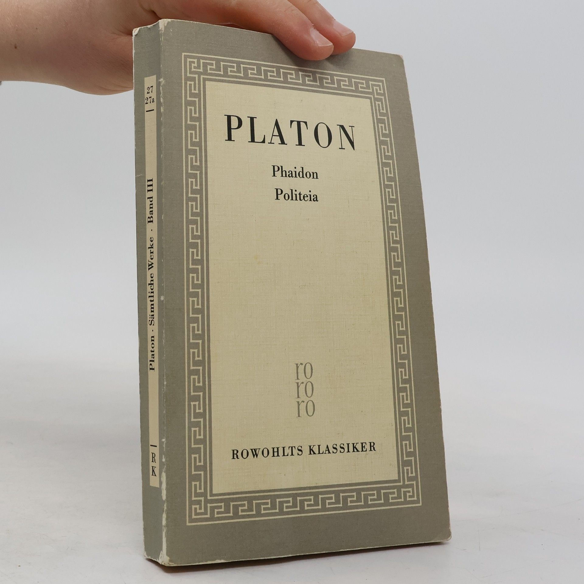 Plato Phaidon.Politea