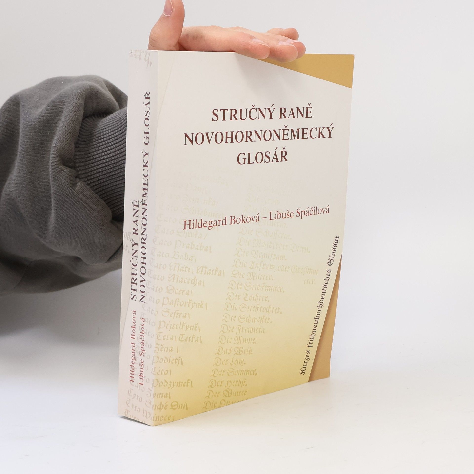 Hildegard Boková Stručný raně novohornoněmecký glosář
