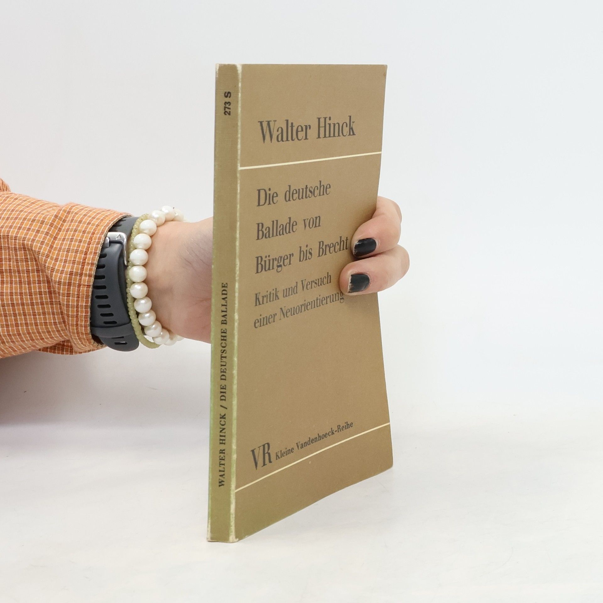 Walter Hinck Die deutsche Ballade von Bürger bis Brecht