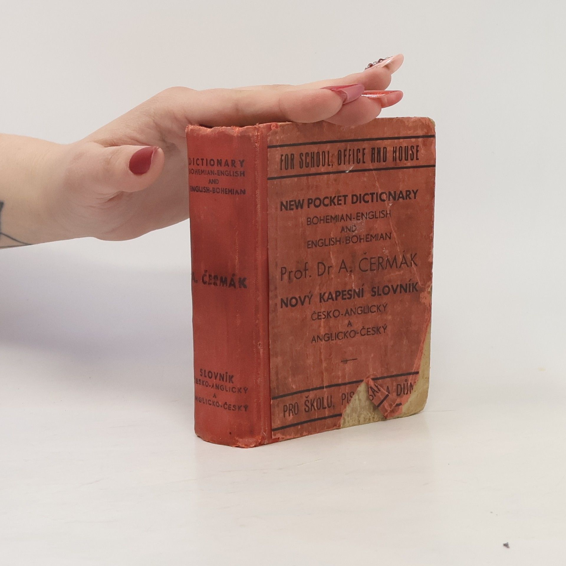 Alois Čermák Nový kapesní slovník anglicko-český a česko-anglický