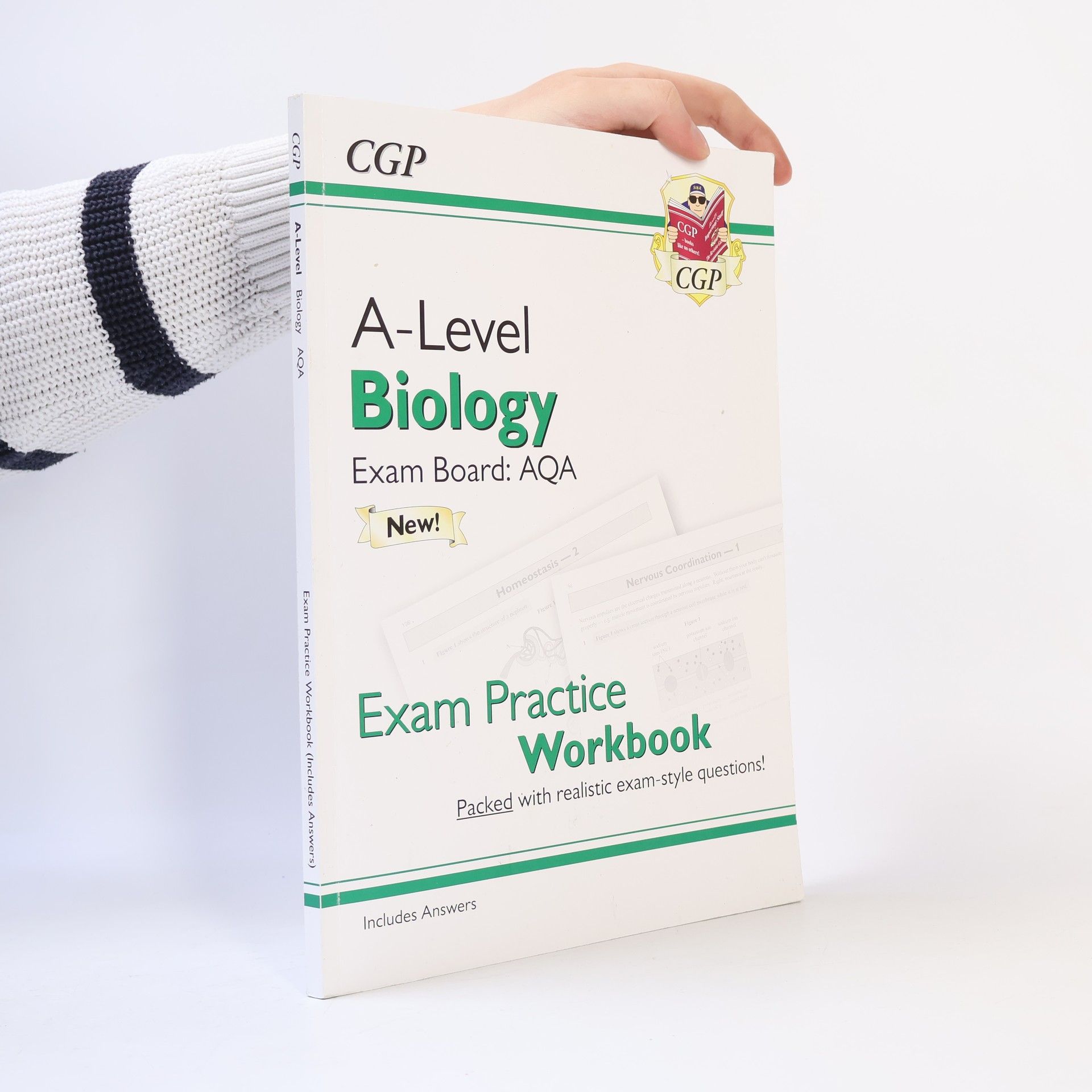 CGP Books New A-Level Biology for 2018: AQA Year 1 & 2 Exam Practice Workbook - includes Answers