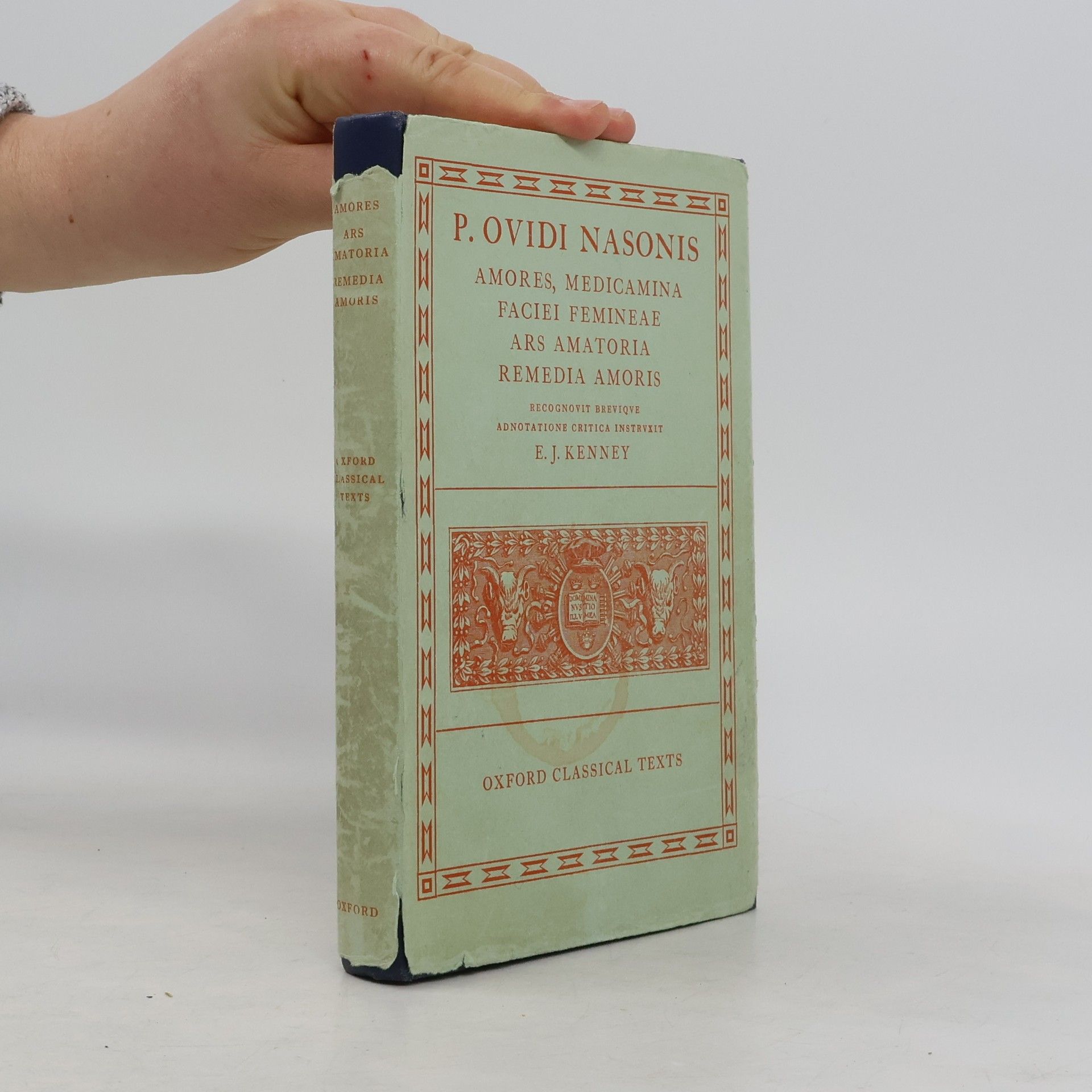 E. J. Kenney Amore, Medicamina Faciei Femineae, Ars Amatoria, Remedia Amoris