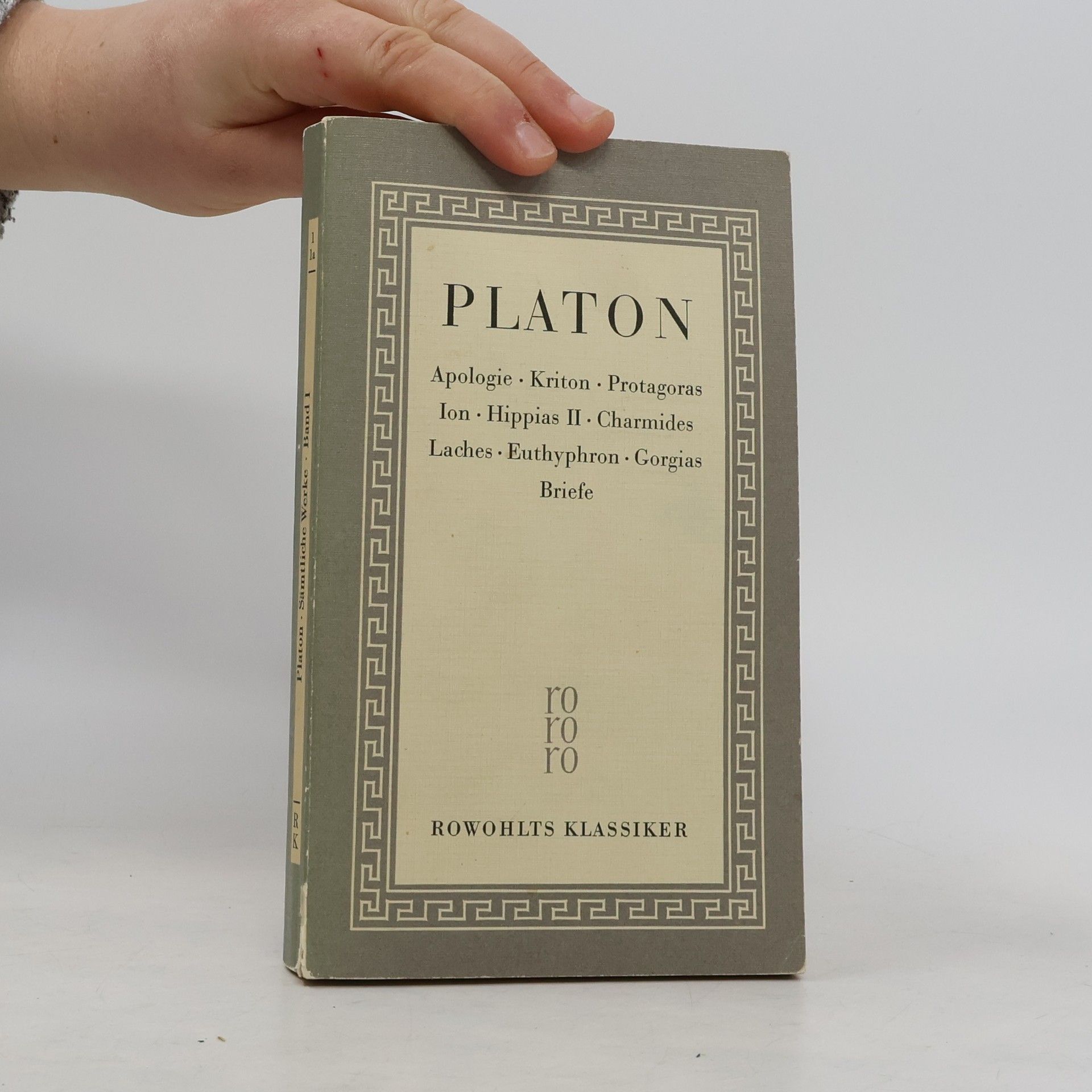 Platón Platon Sämtliche Werke: Band 1