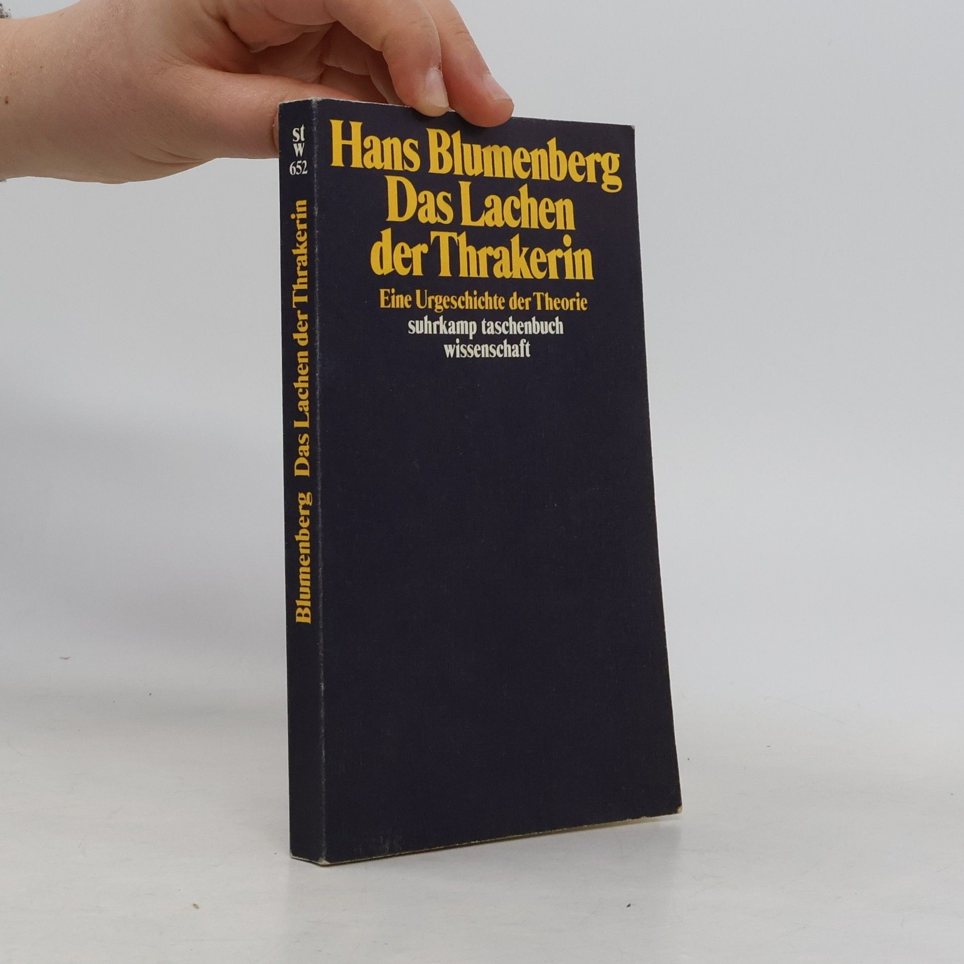 Hans Blumenberg Das Lachen der Thrakerin