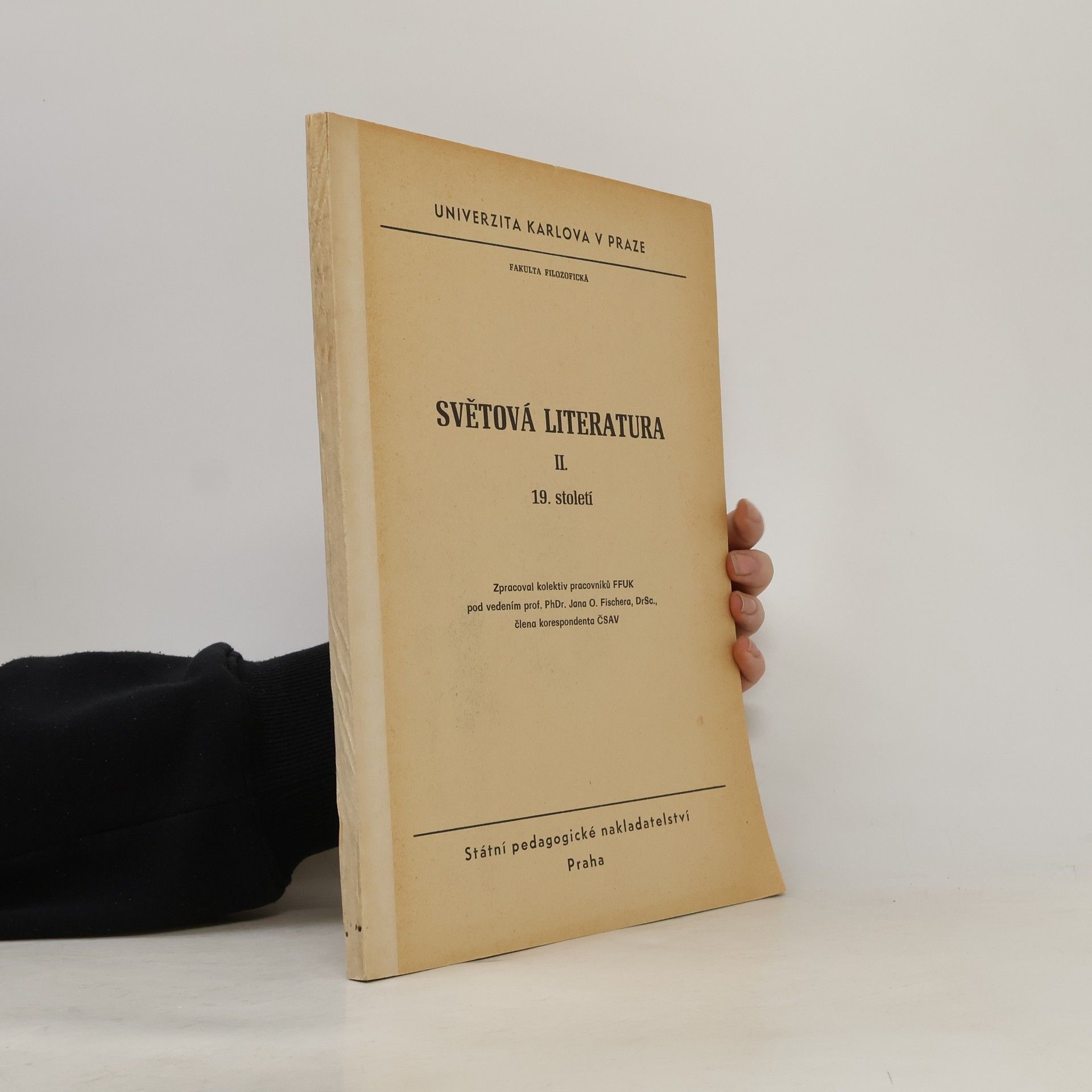 Jan O. Fischer Světová literatura II. 19. století