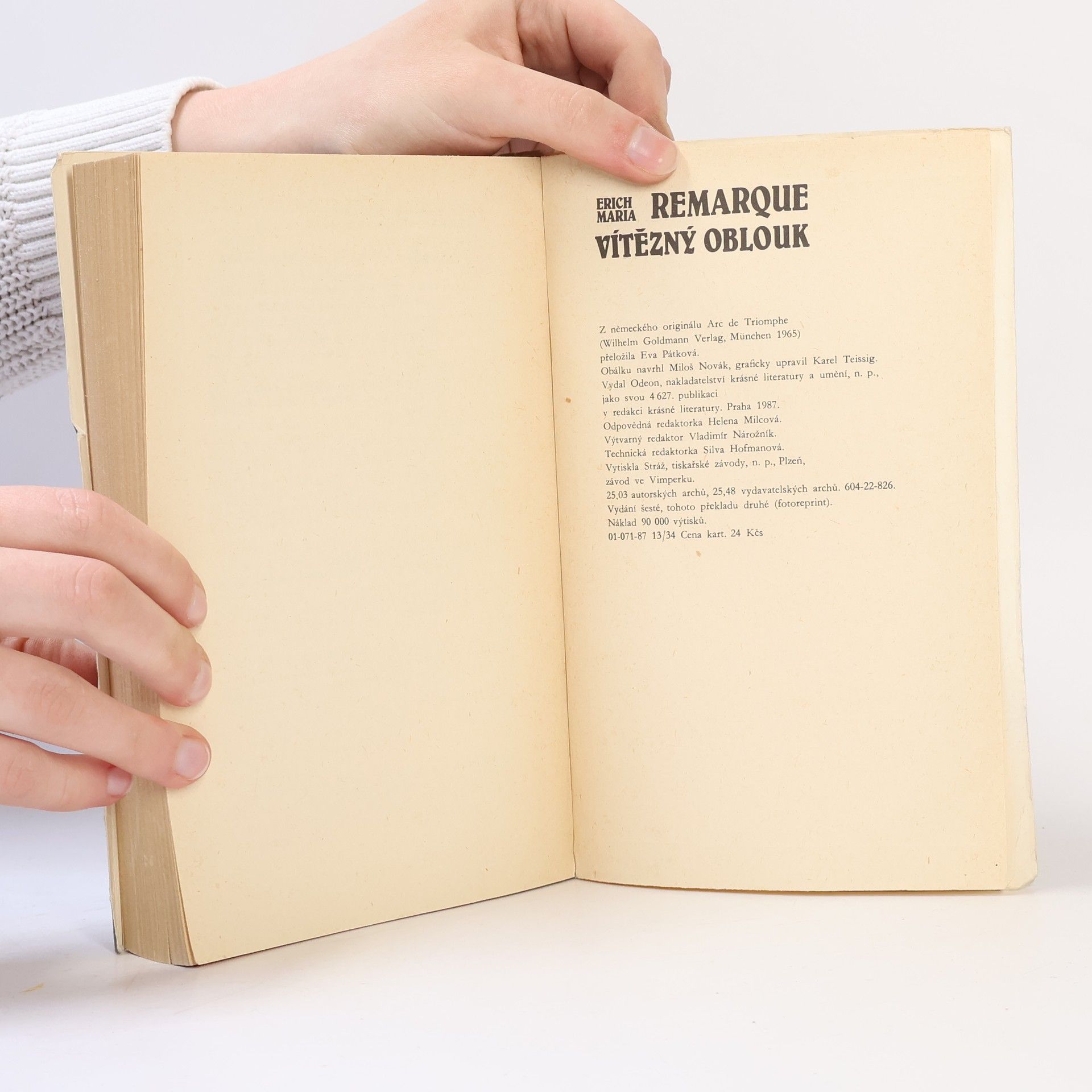 Erich Maria Remarque Vítězný oblouk