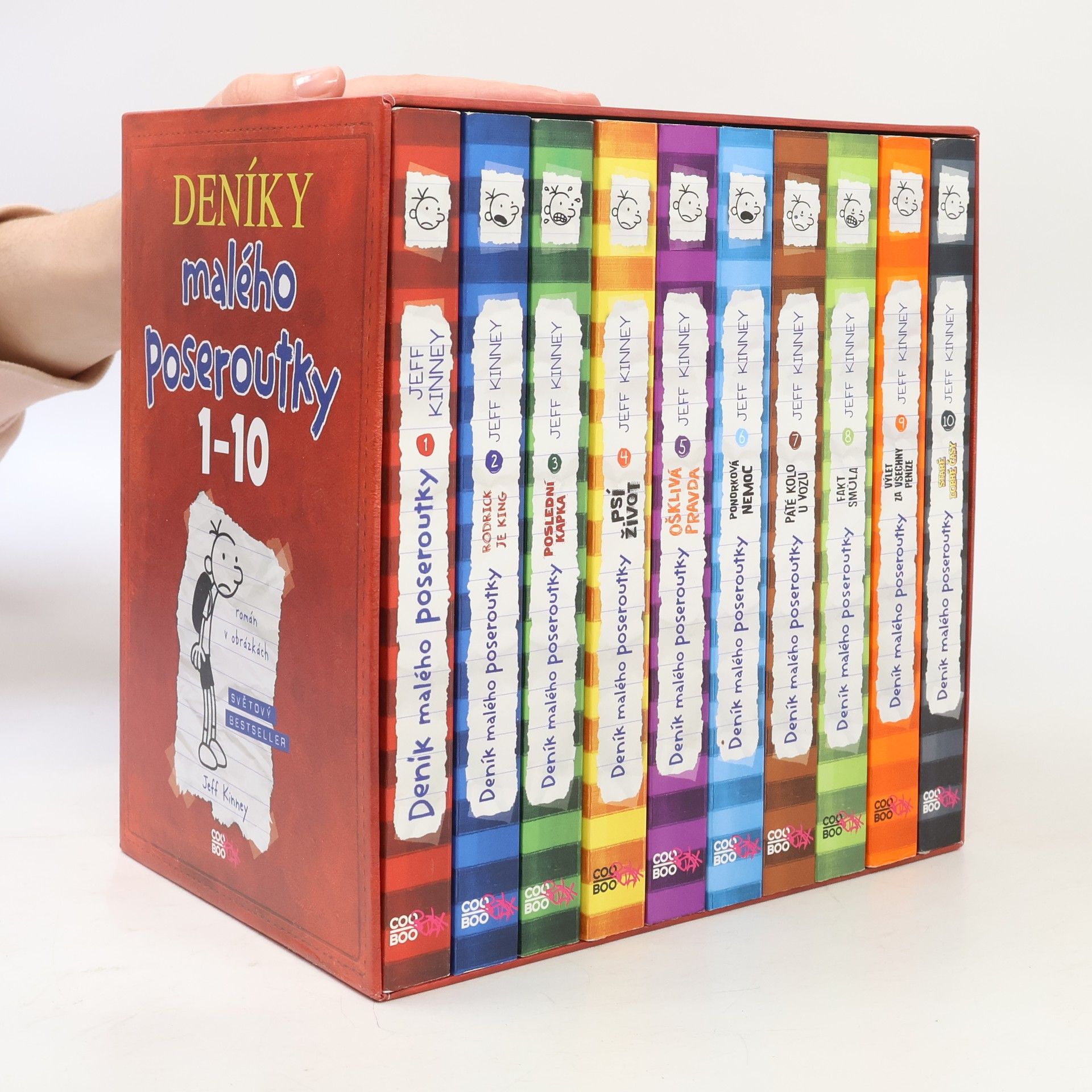 Jeff Kinney Deník malého poseroutky 1-10 (box)