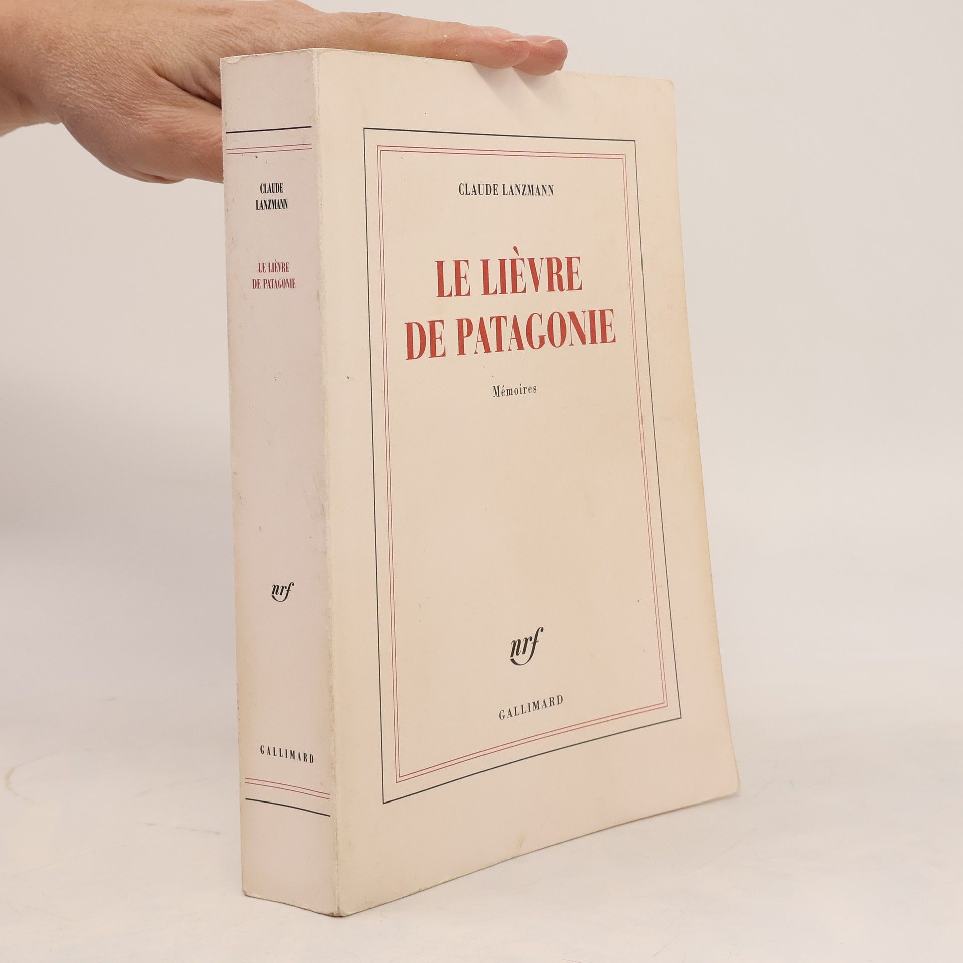 Claude Lanzmann Le lièvre de Patagonie
