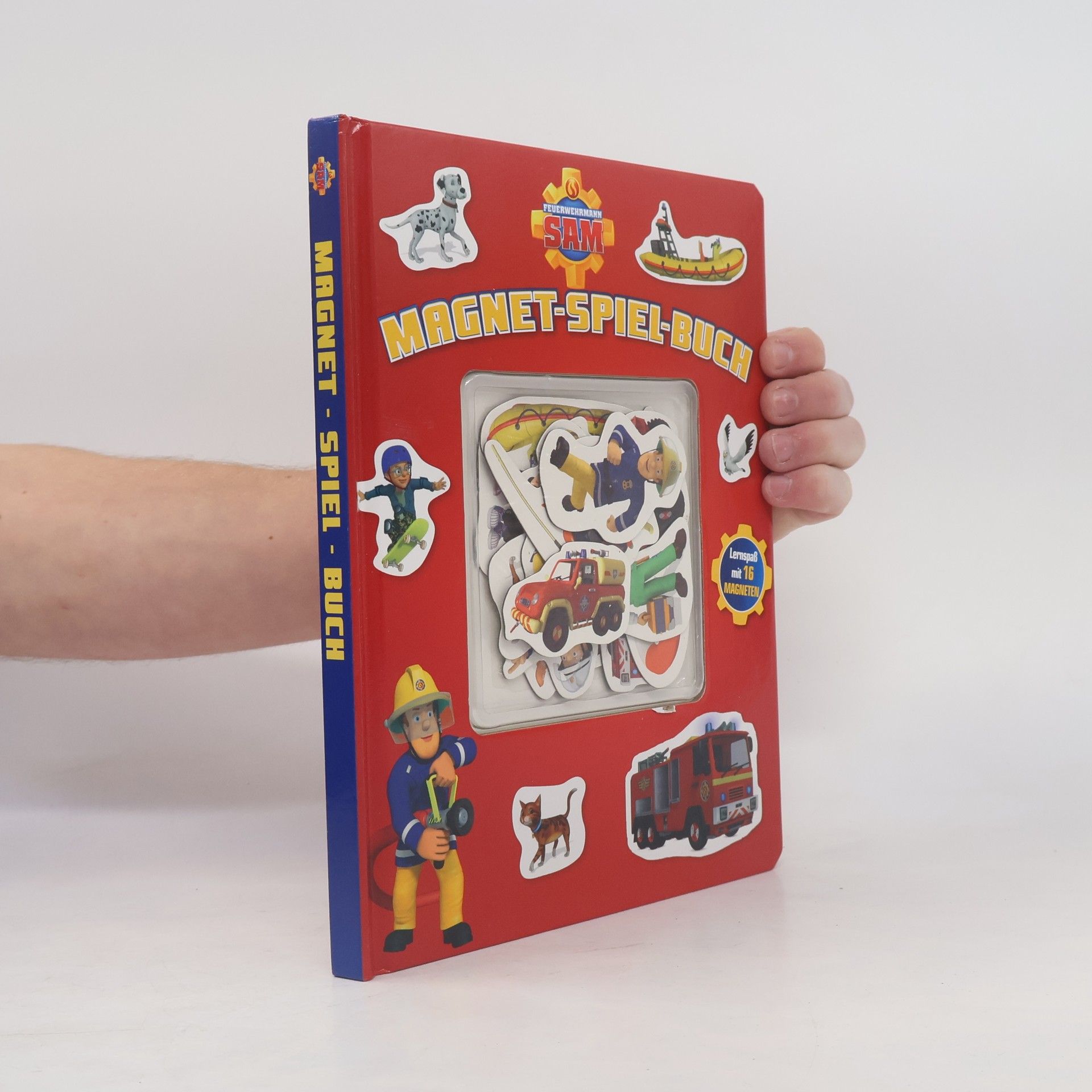 Schwager und Steinlein Feuerwehrmann Sam. Magnet-Spiel-Buch