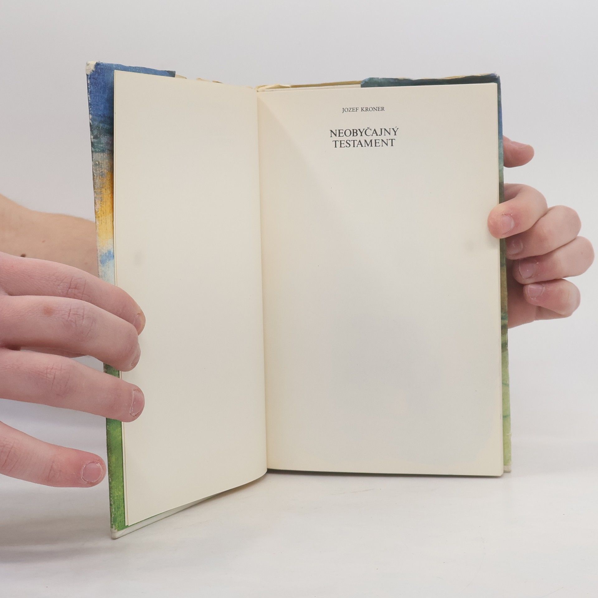 Jozef Kroner Neobyčajný testament