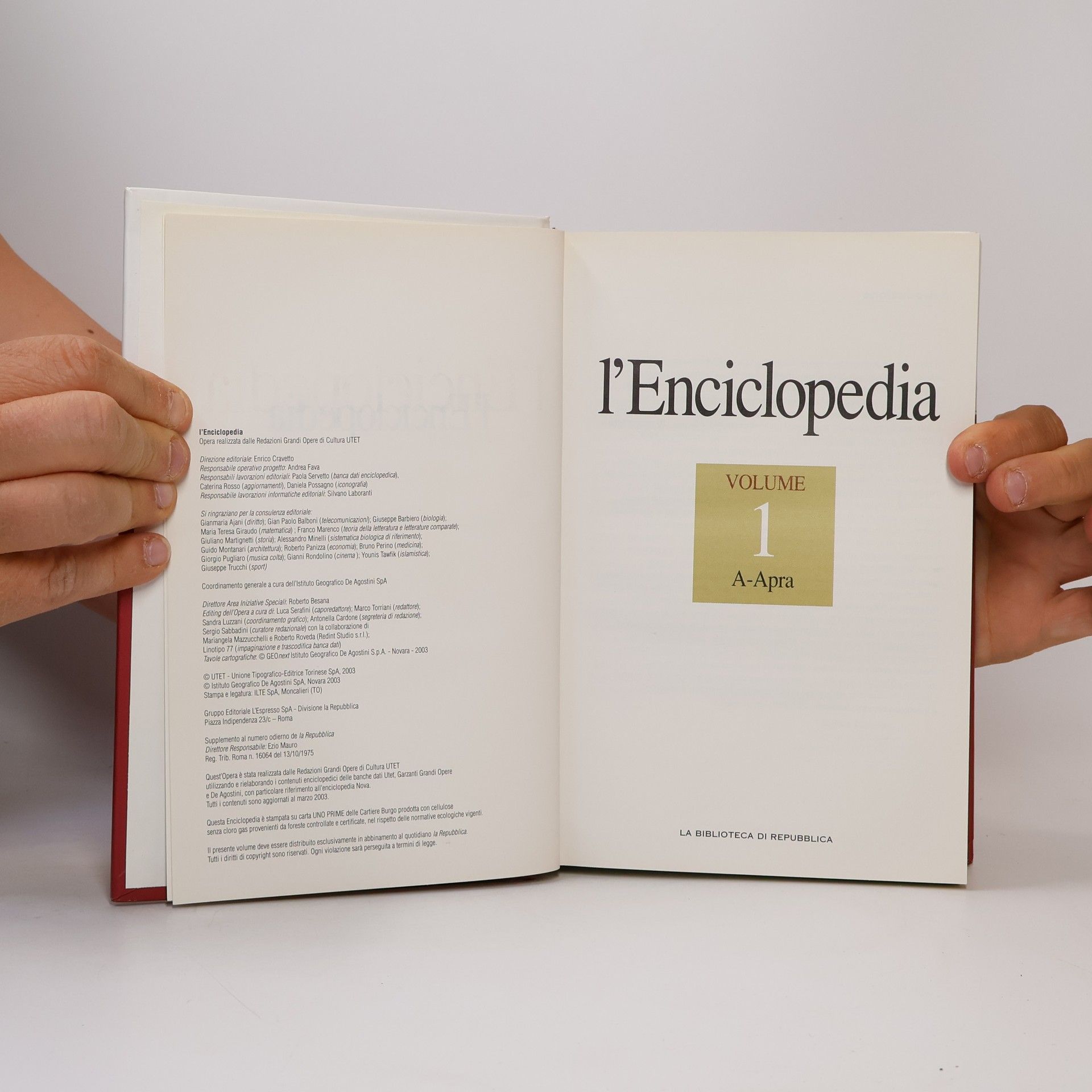 Collectif d'auteurs L'Enciclopedia 1. A-Apra