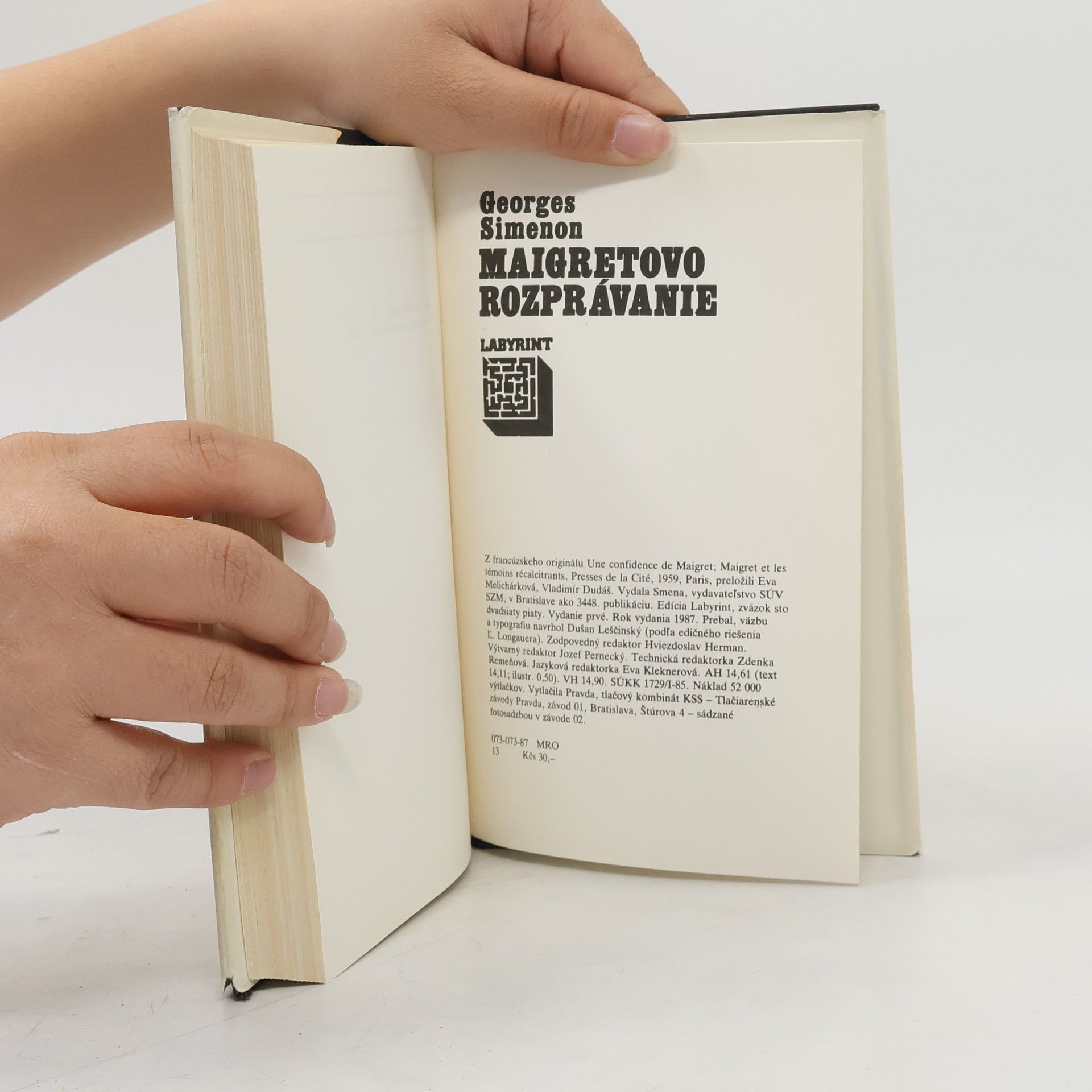 Georges Simenon Maigretovo rozprávanie