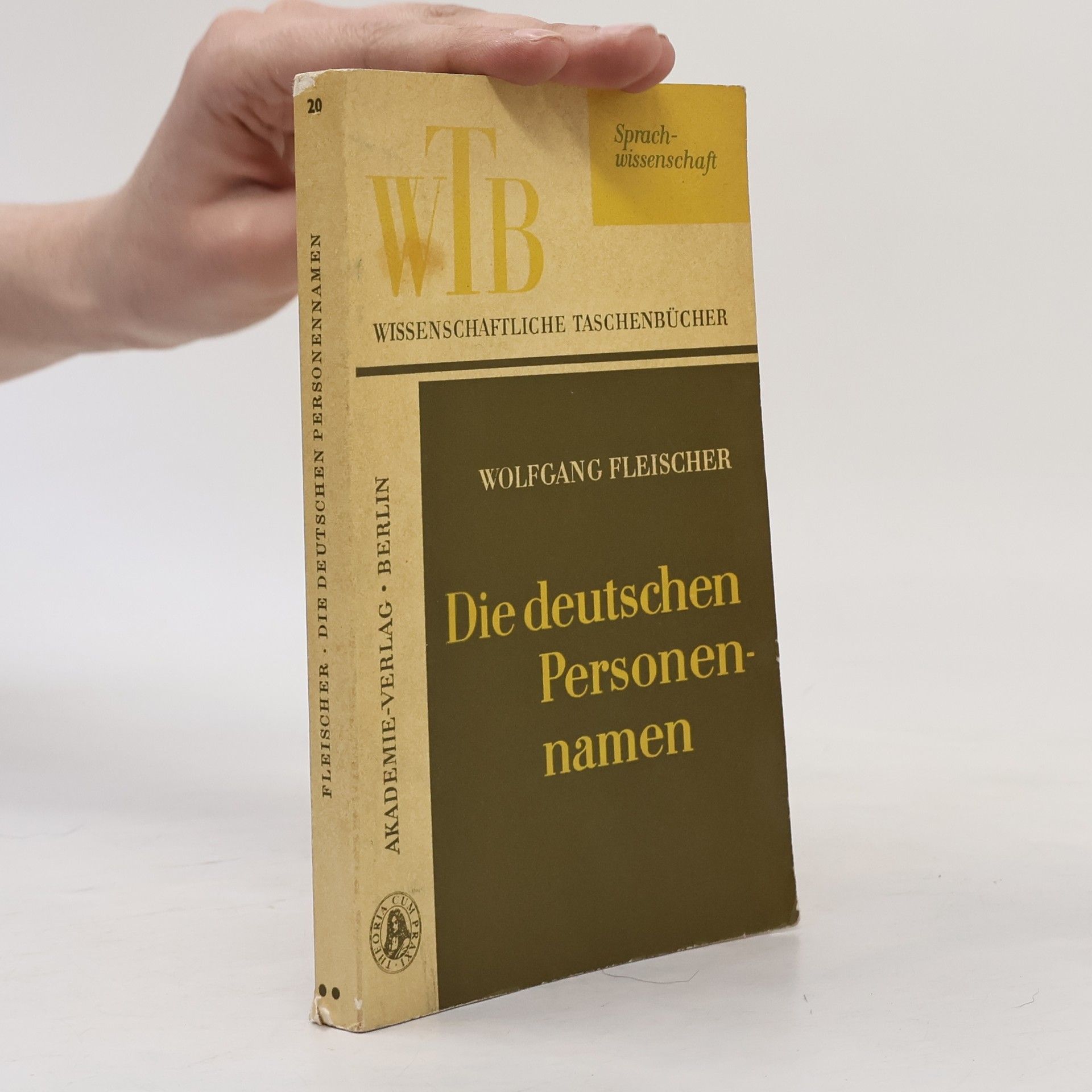 Wolfgang Fleischer Die deutschen Personennamen