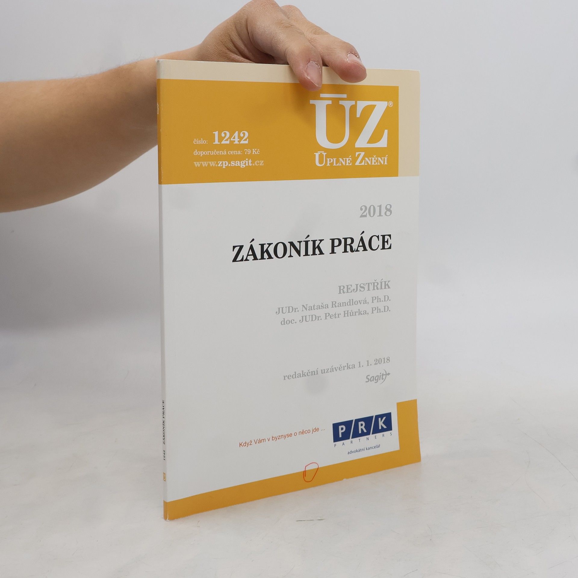 Petr Hůrka Zákoník práce 2018