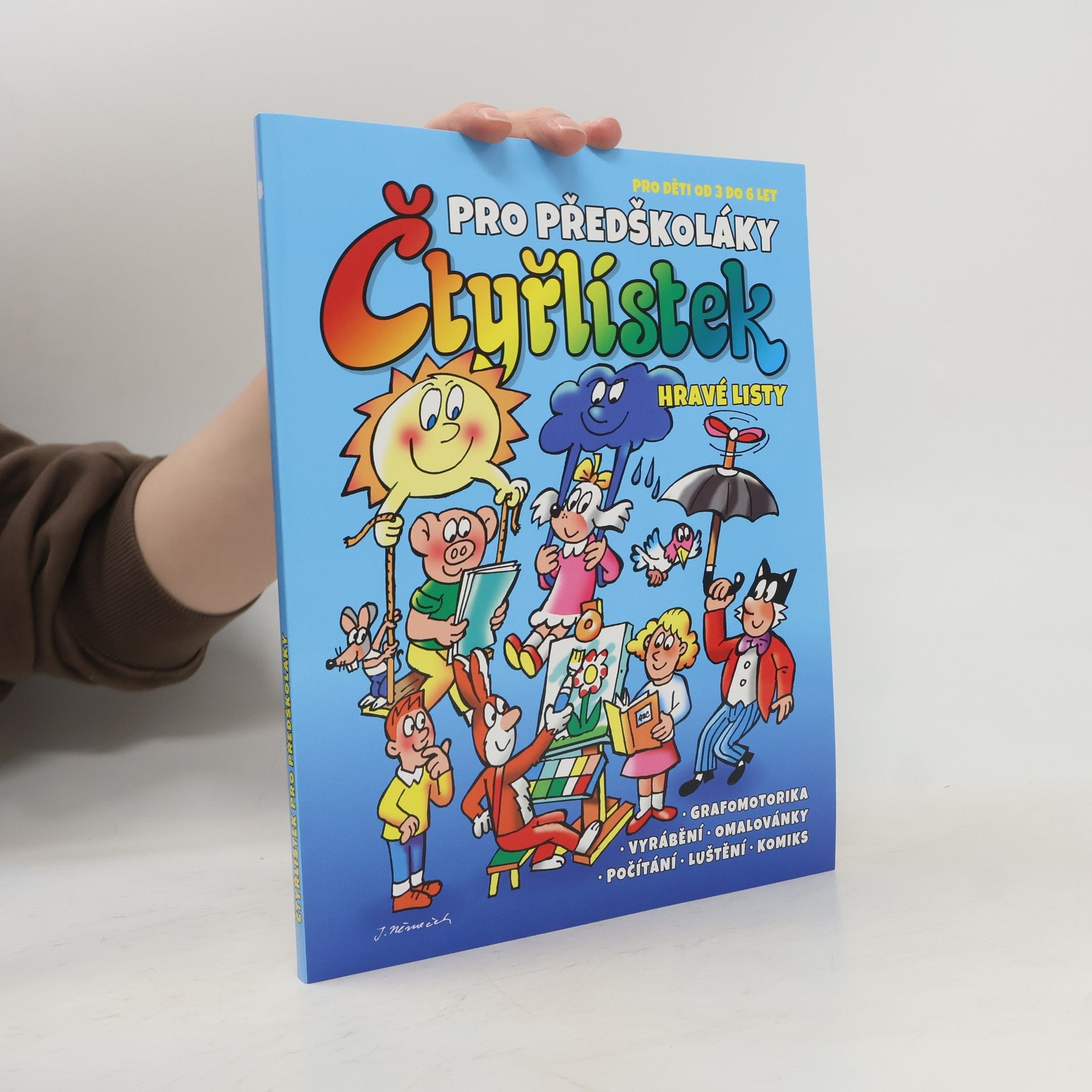 Jaroslav Němeček Čtyřlístek pro předškoláky. Hravé listy