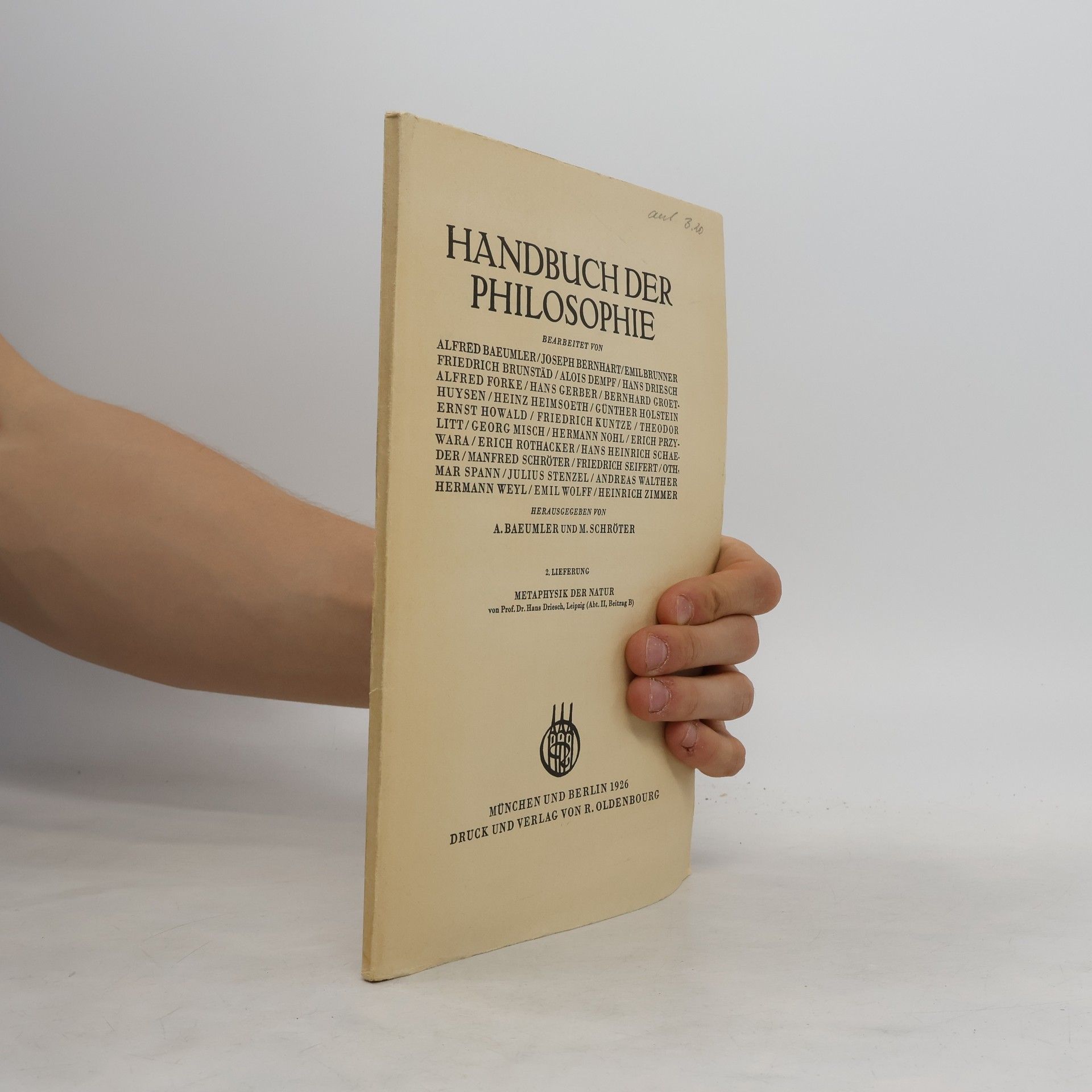 Autorenkollektiv Handbuch der Philosophie