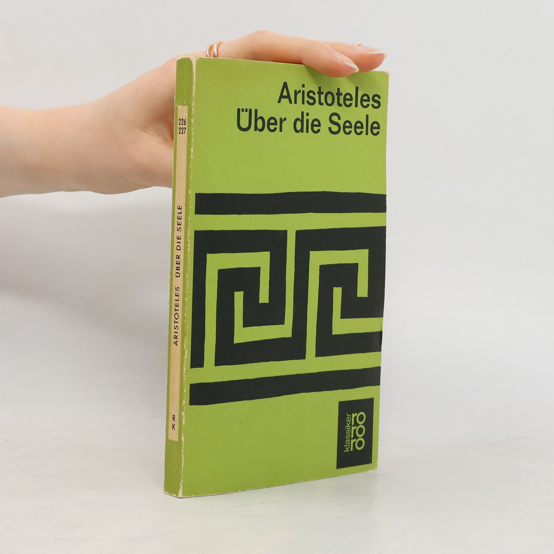 Aristotelés Über die Seele