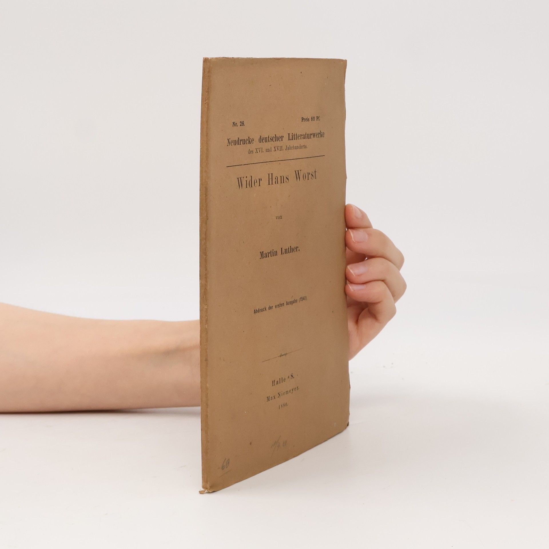 Martin Luther Wider Hans Worst