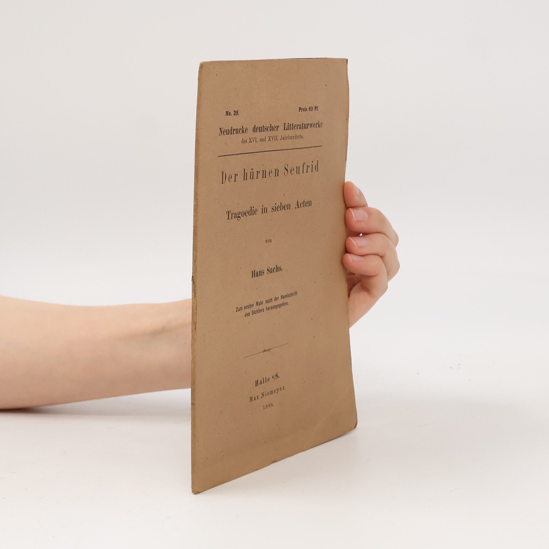 Hans Sachs Der hürner Seufrid