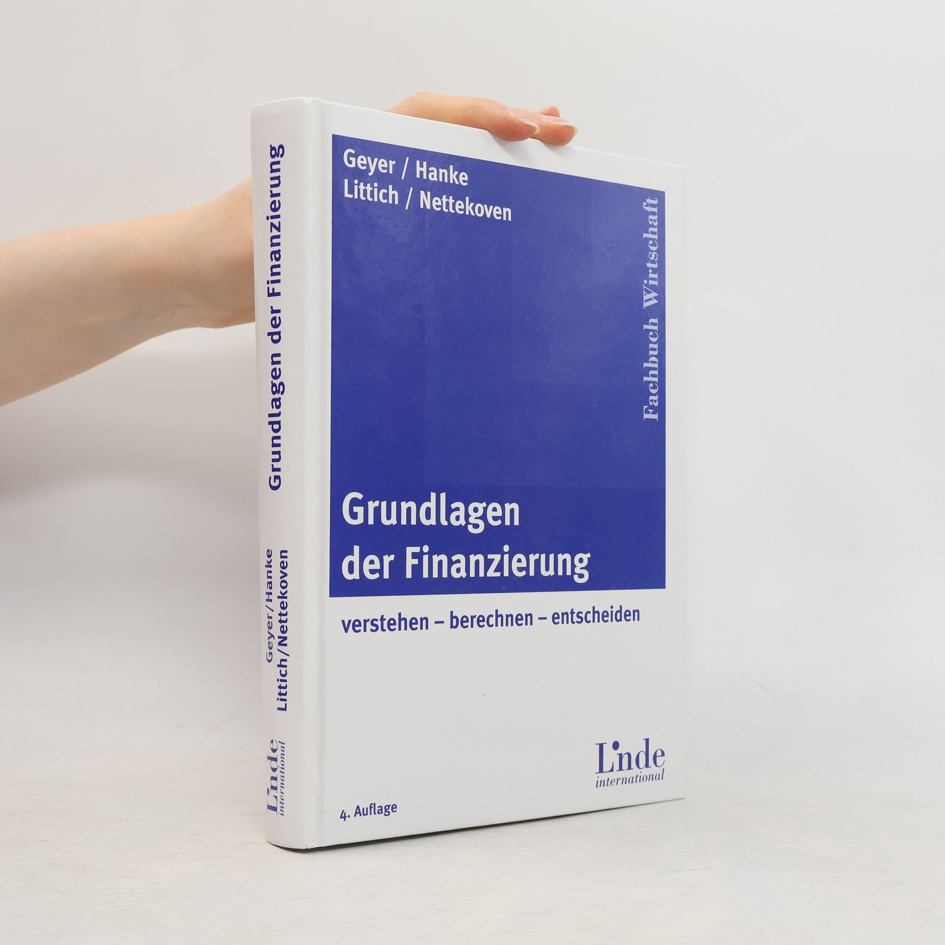 Alois Geyer Grundlagen der Finanzierung