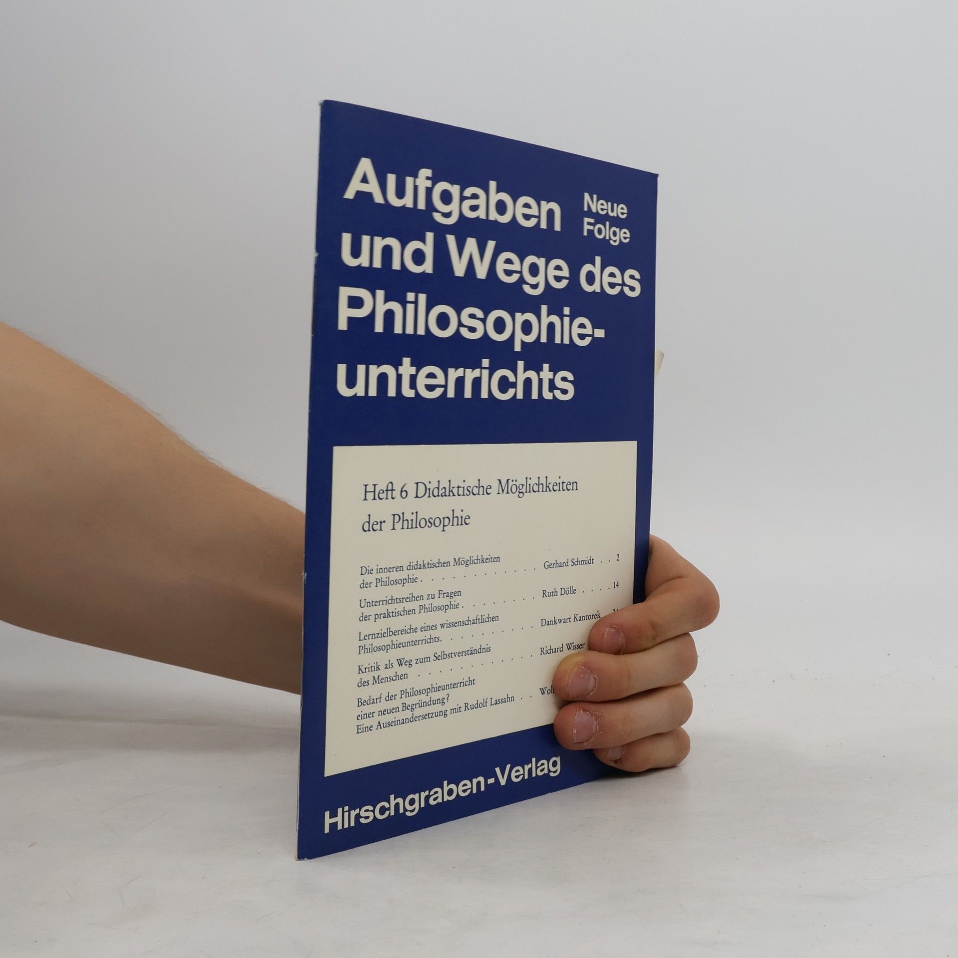 Collectif d'auteurs Didaktische Möglichkeiten der Philosophie