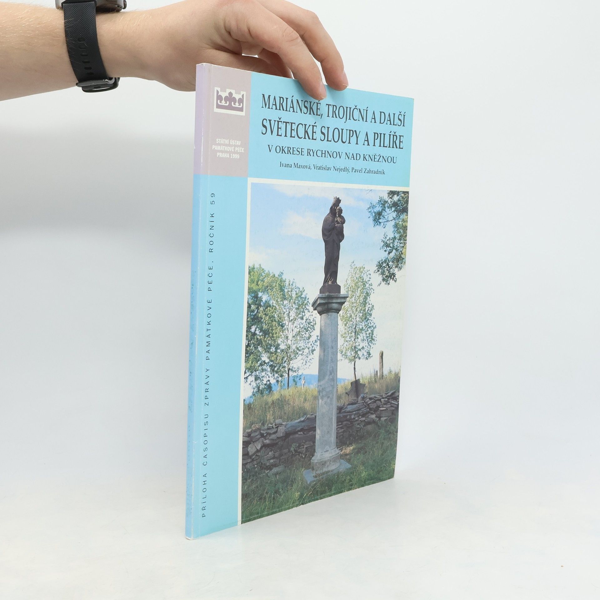 Ivana Maxová Mariánské, trojiční a další světecké sloupy a pilíře v okrese Rychnov nad Kněžnou