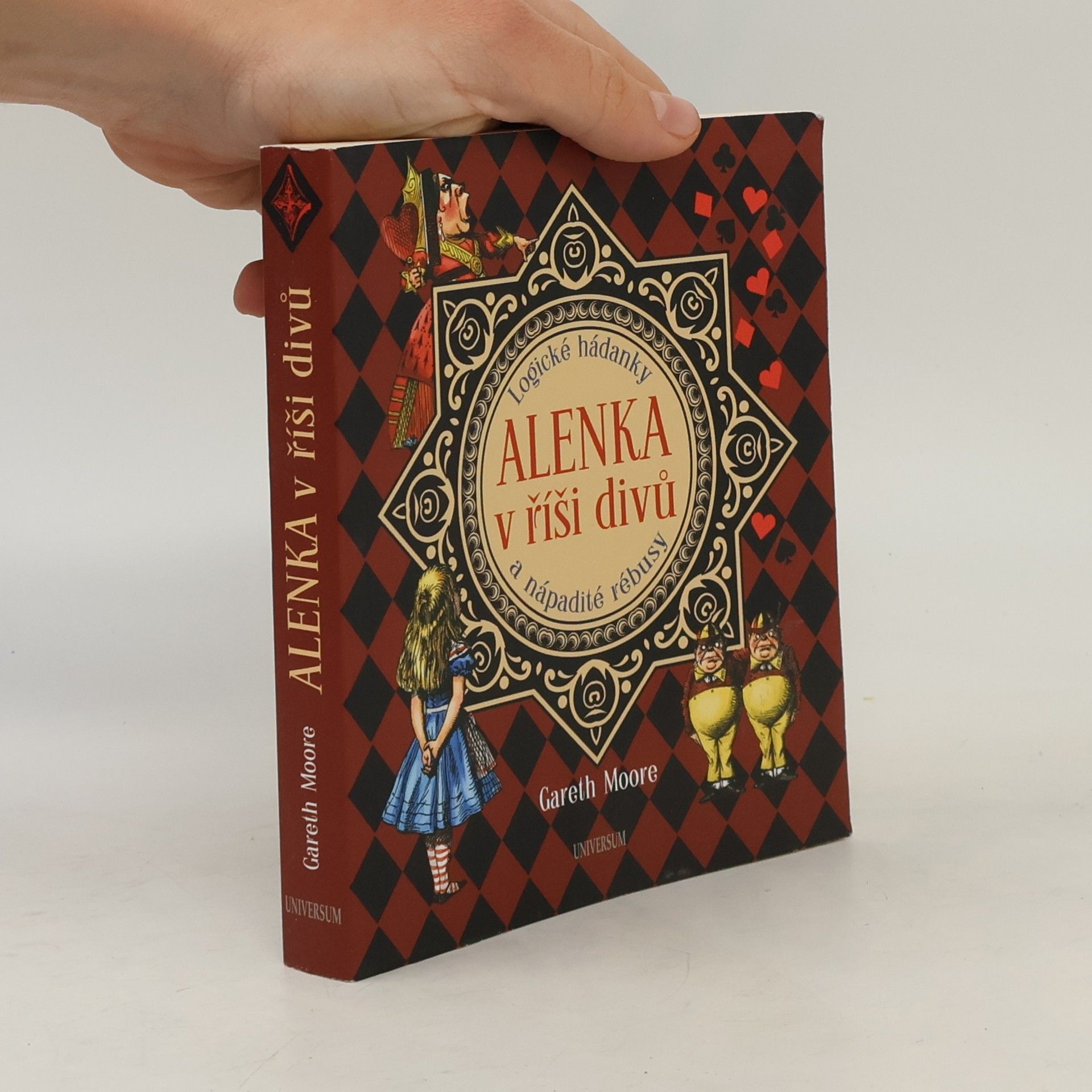 Gareth Moore Alenka v říši divů: Logické hádanky a nápadité rébusy