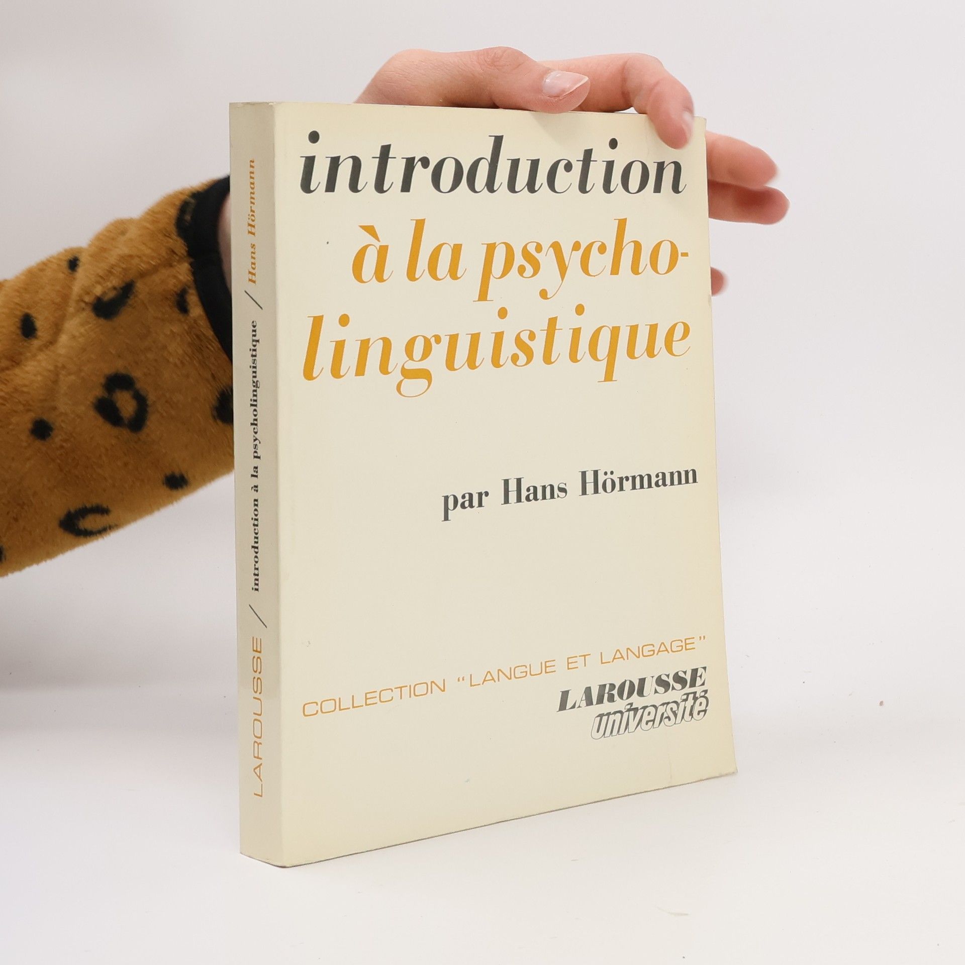 Introduction à la psycholinguistique