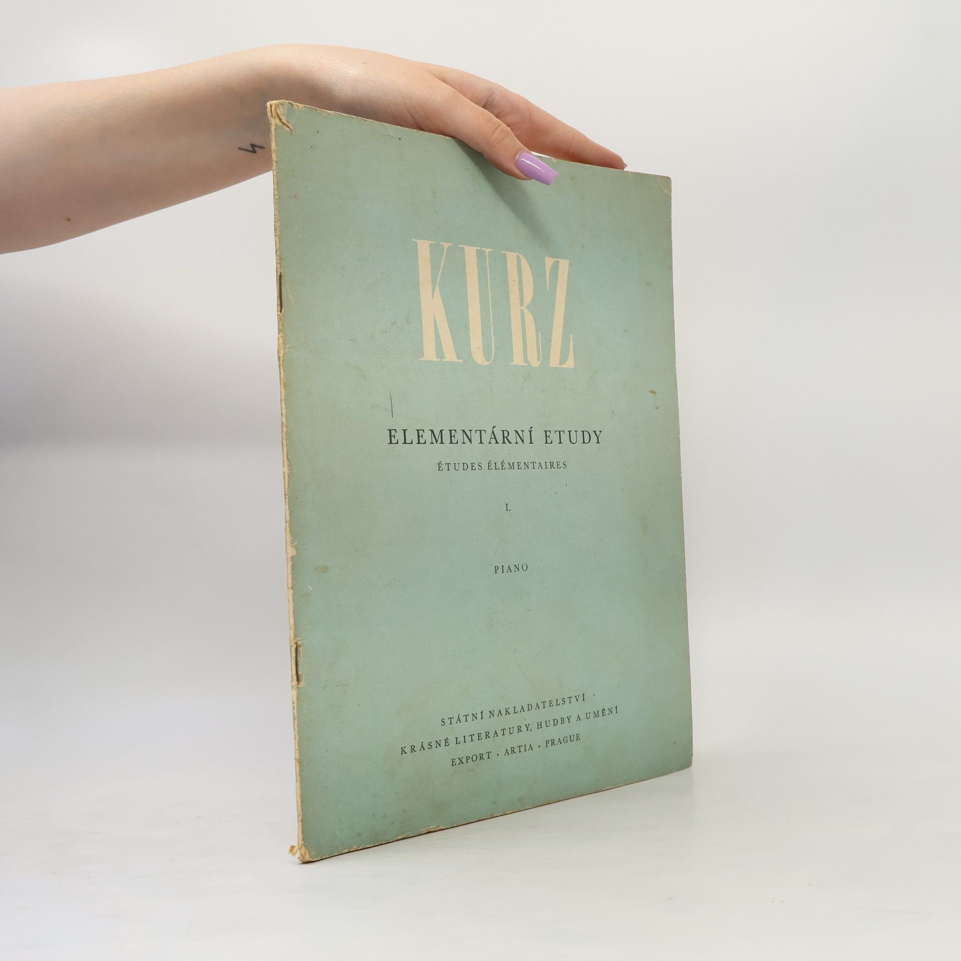 Vilém Kurz Elementární etudy 1. piano