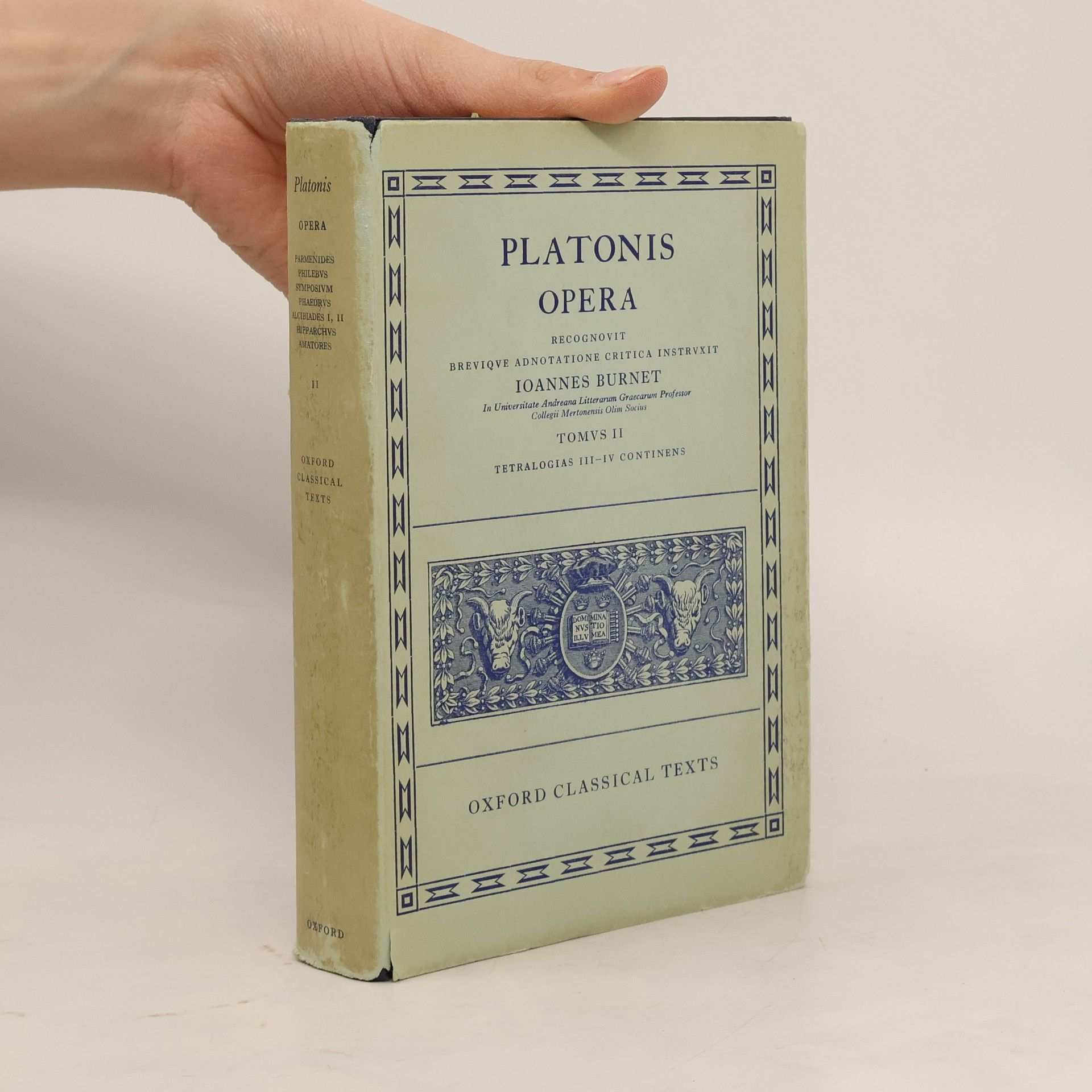 Auteurscollectief Platonis Opera II.