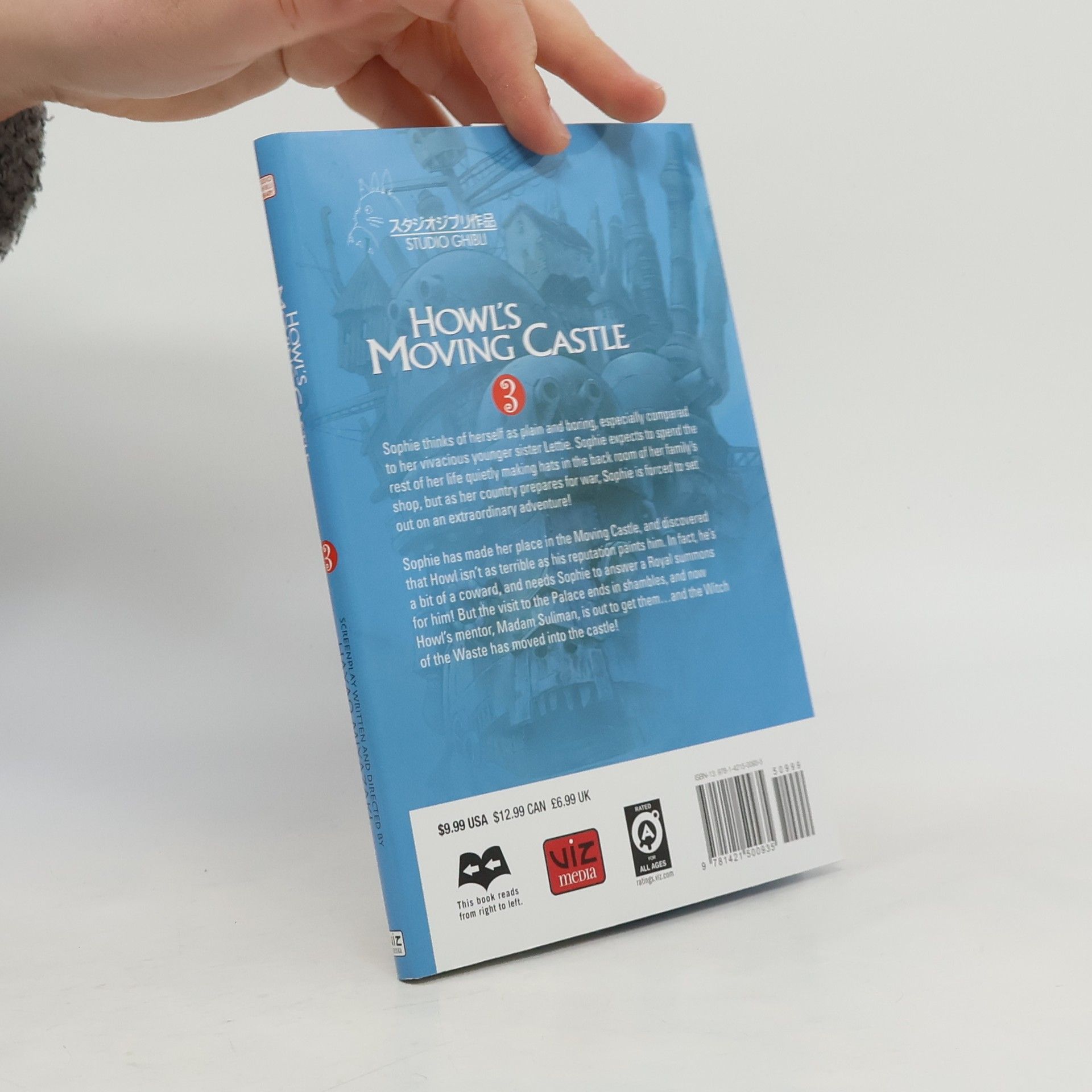 Hayao Miyazaki Howl's Moving Castle Film Comic, Vol. 3