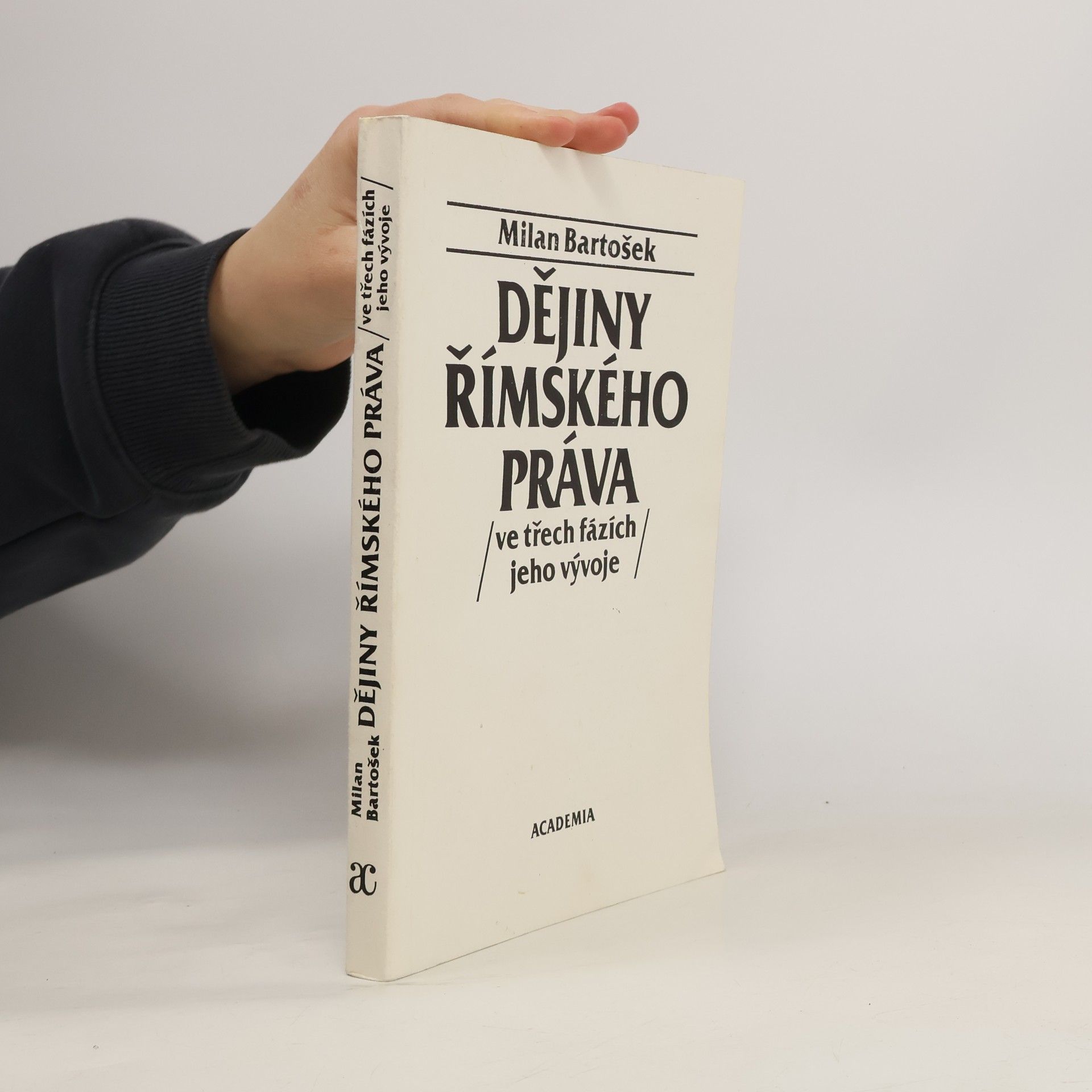 Milan Bartošek Dějiny římského práva