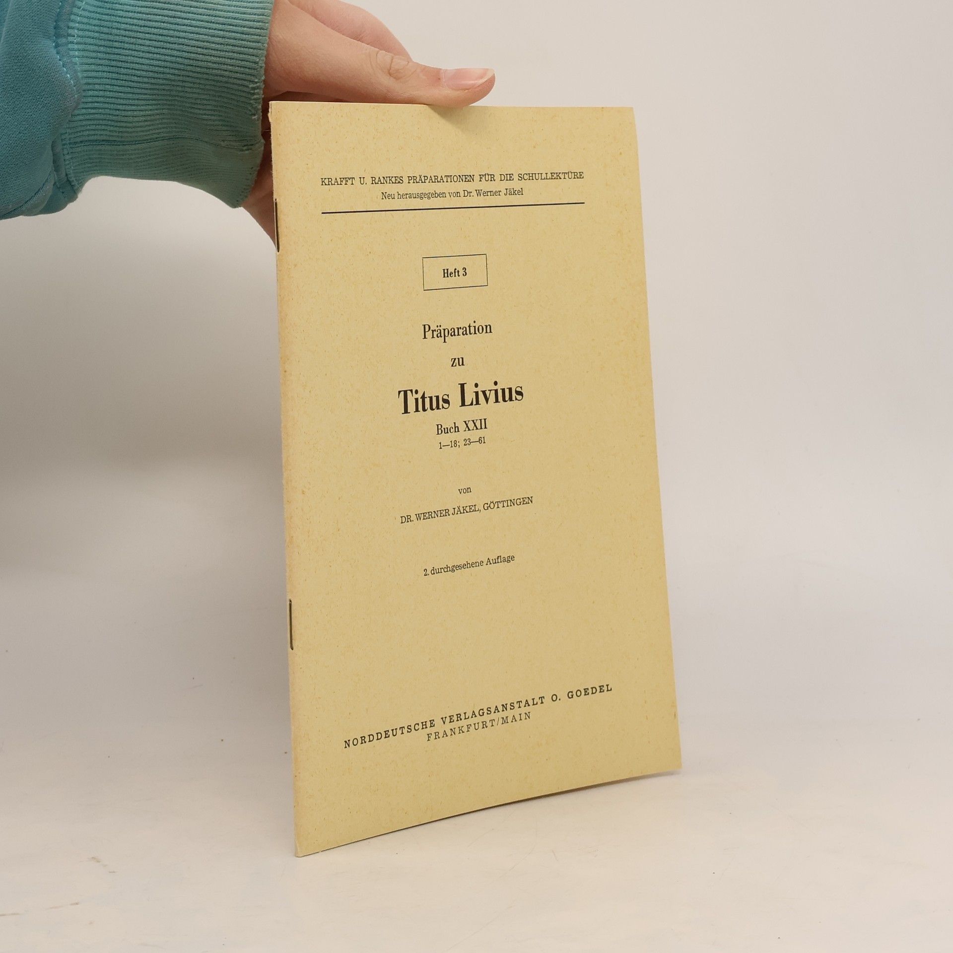 Präparation zu Titus Livius Buch XXII