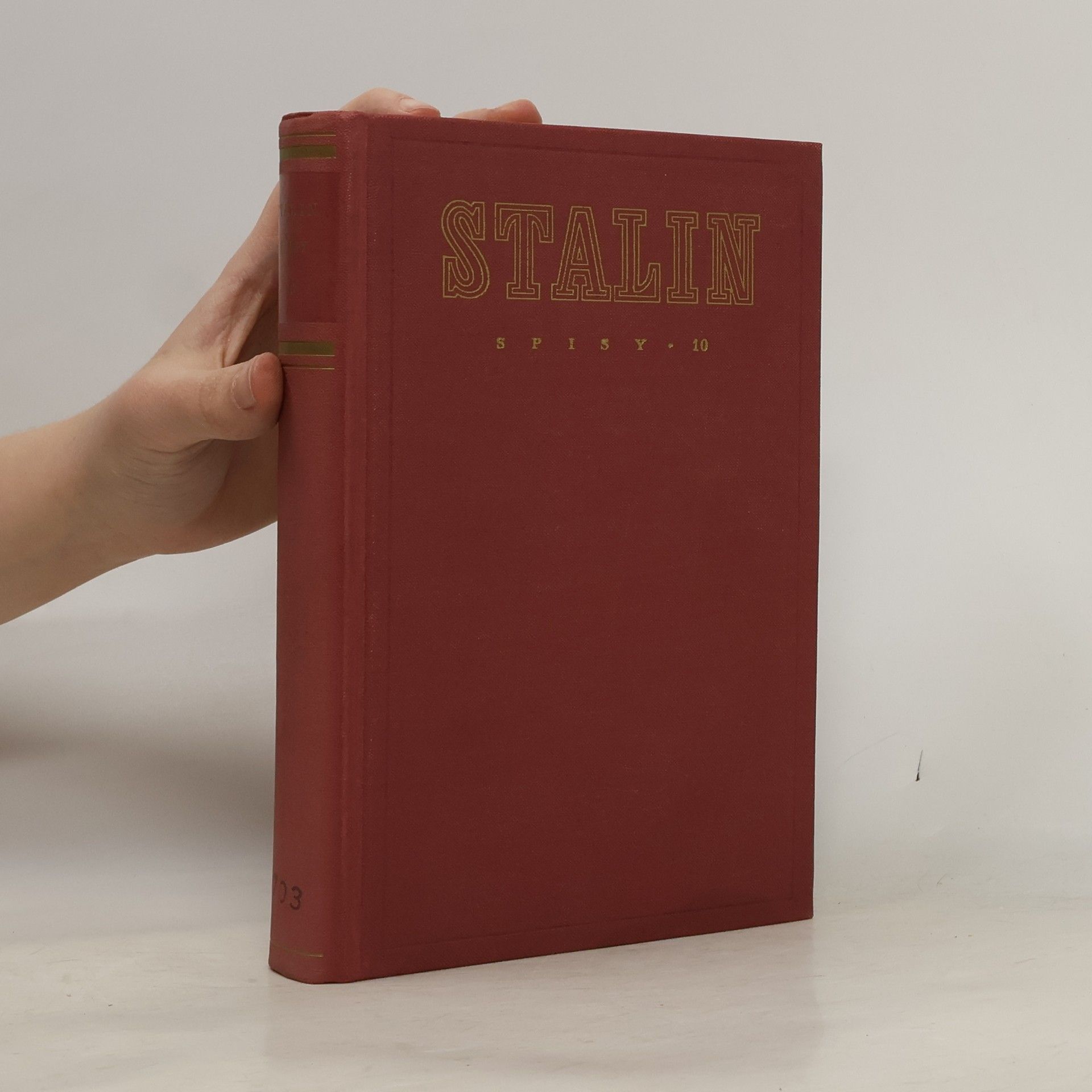 Josif Vissarionovič Stalin Stalin. Spisy 10