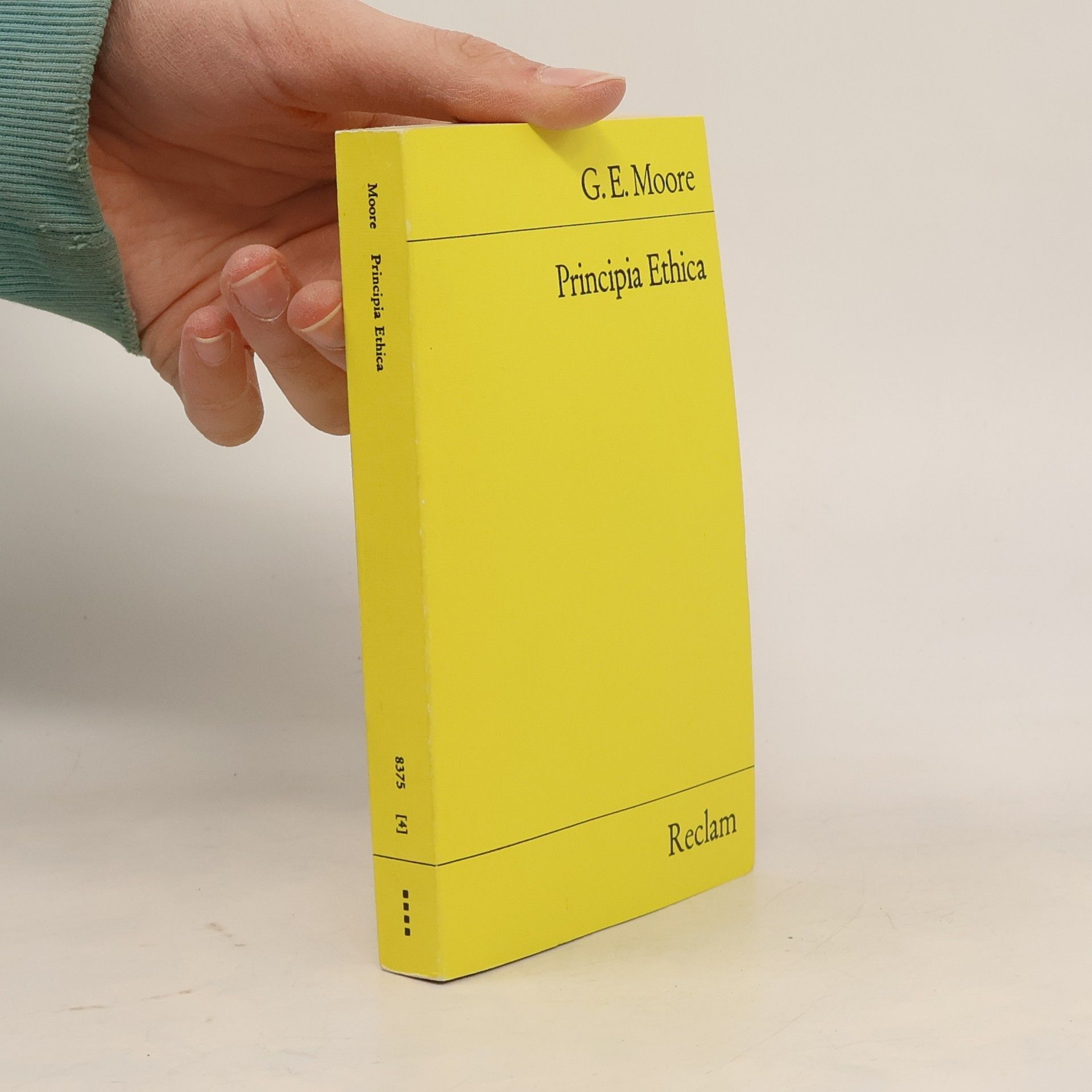 George Edward Moore Principia ethica