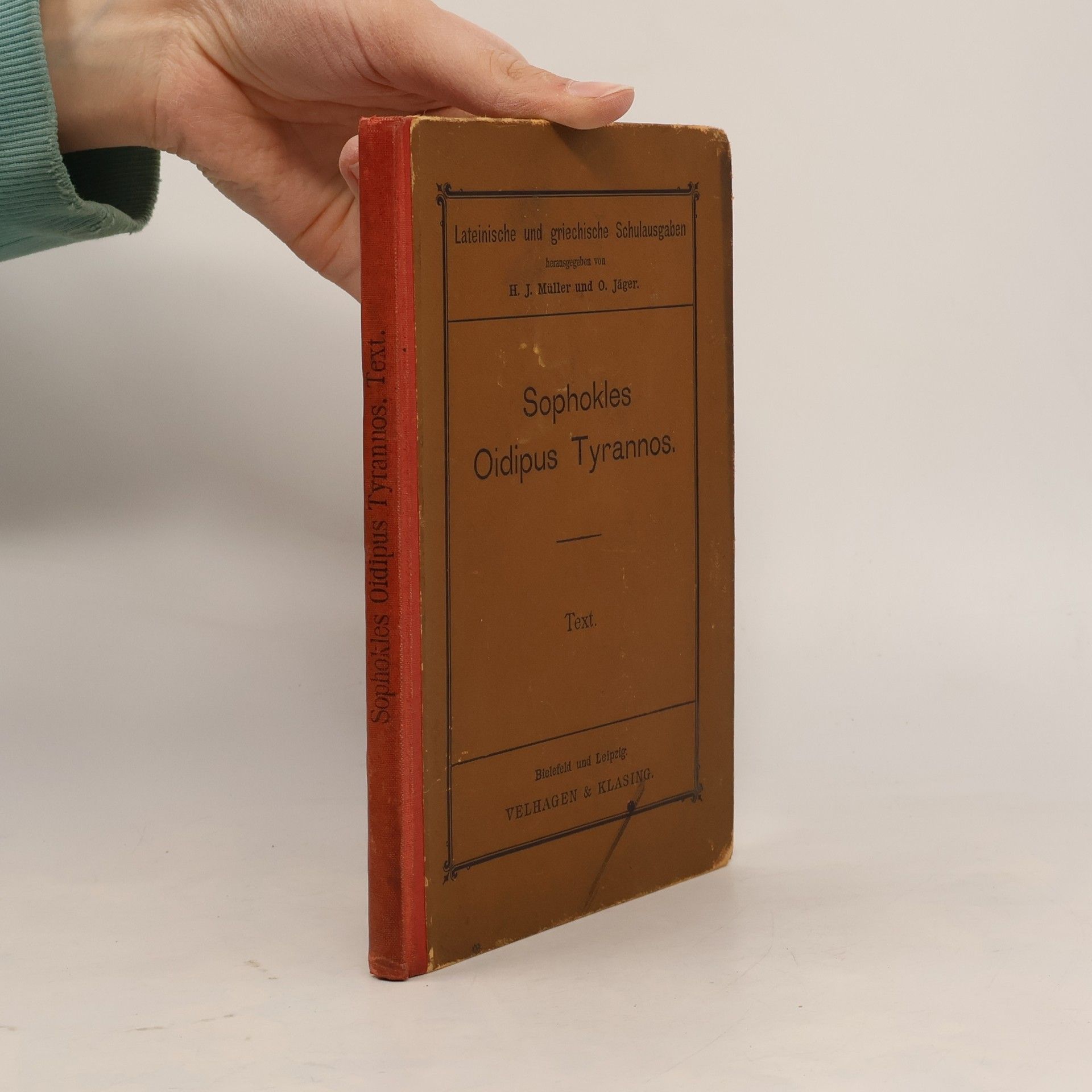 Christian Muff Sophokles' Oidipus Tyrannos