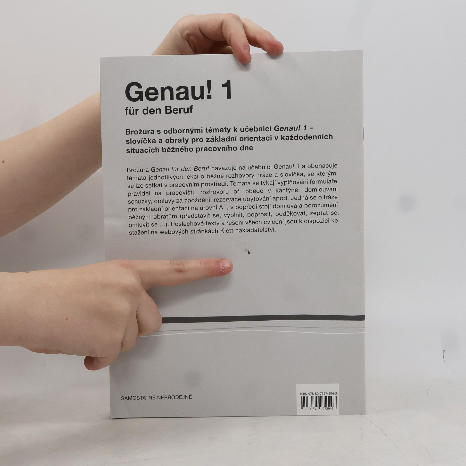 KLETT Genau! 1 2018 (A1) – učebnice s pracovním sešitem + Beruf