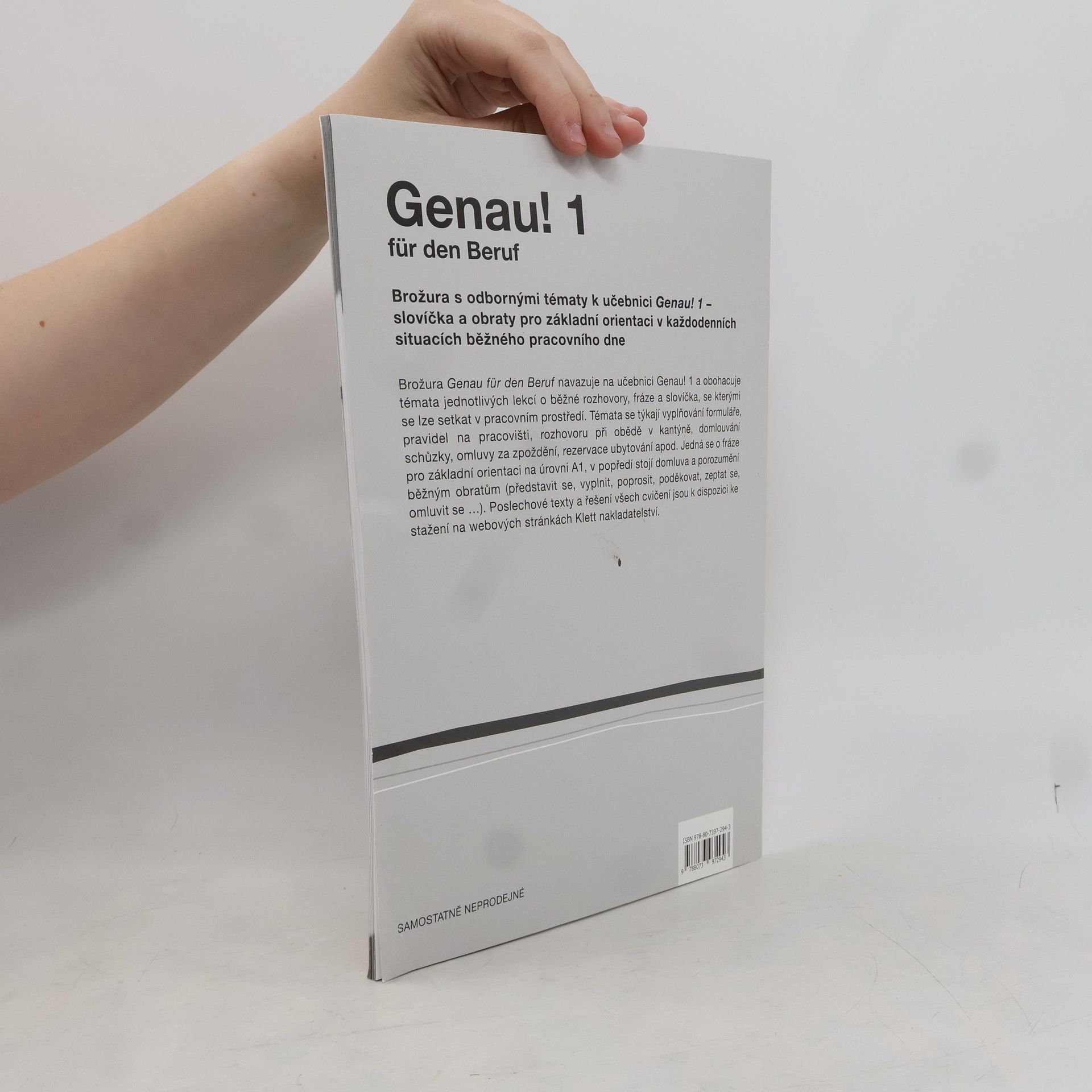 KLETT Genau! 1 2018 (A1) – učebnice s pracovním sešitem + Beruf