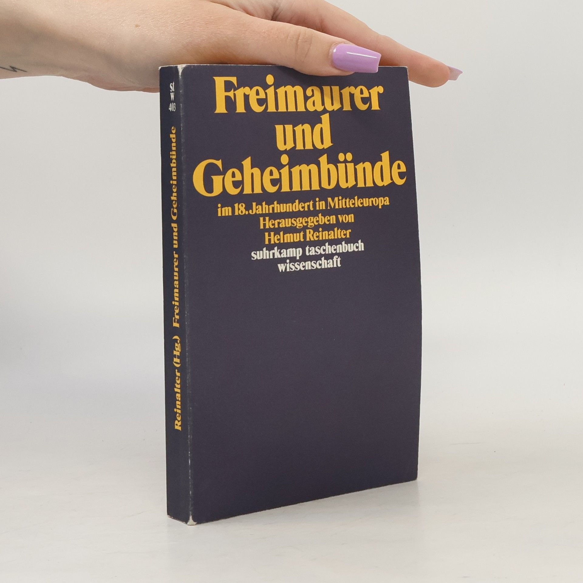 Freimaurer und Geheimbünde im 18. [achtzehnten] Jahrhundert in Mitteleuropa