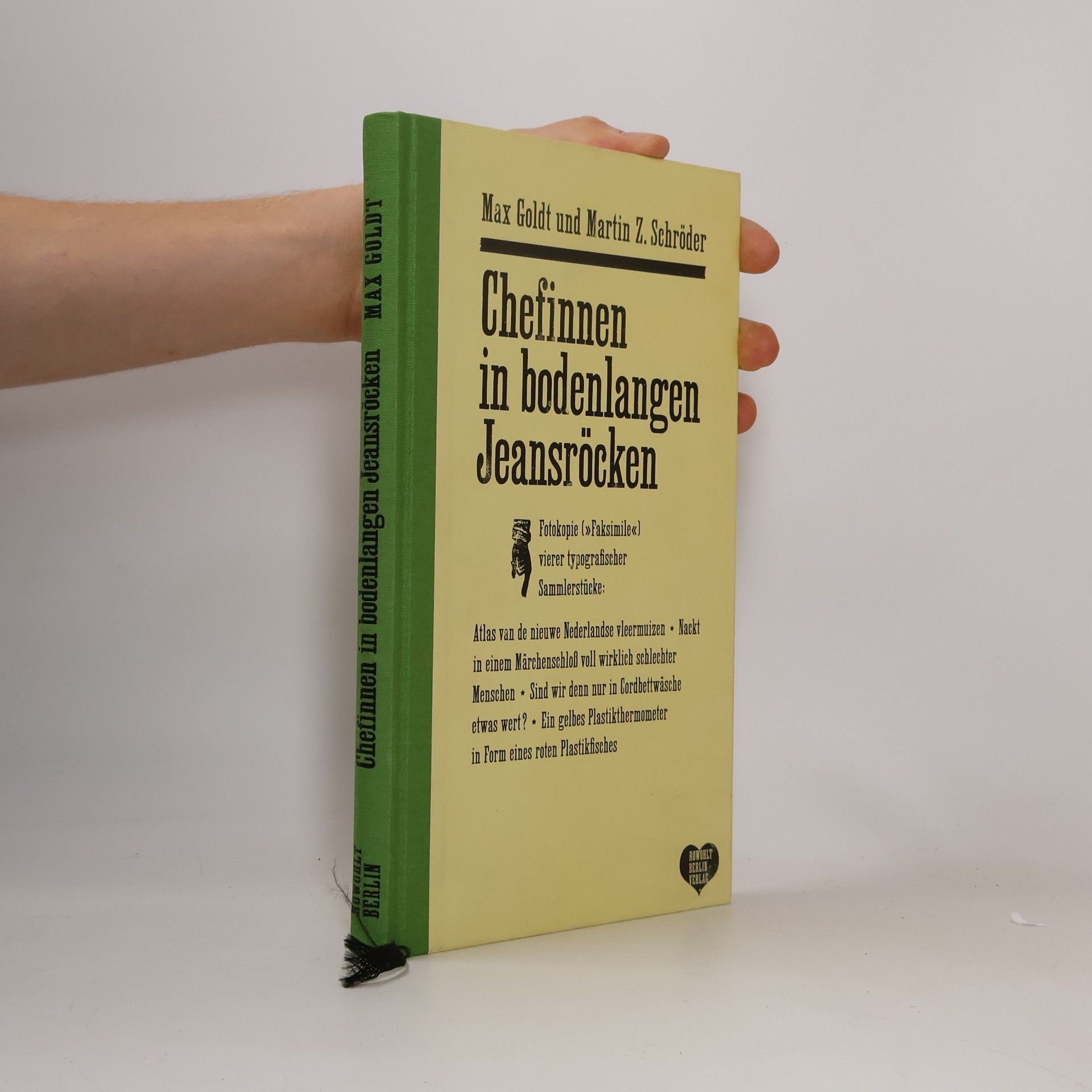 Max Goldt Chefinnen in bodenlangen Jeansröcken