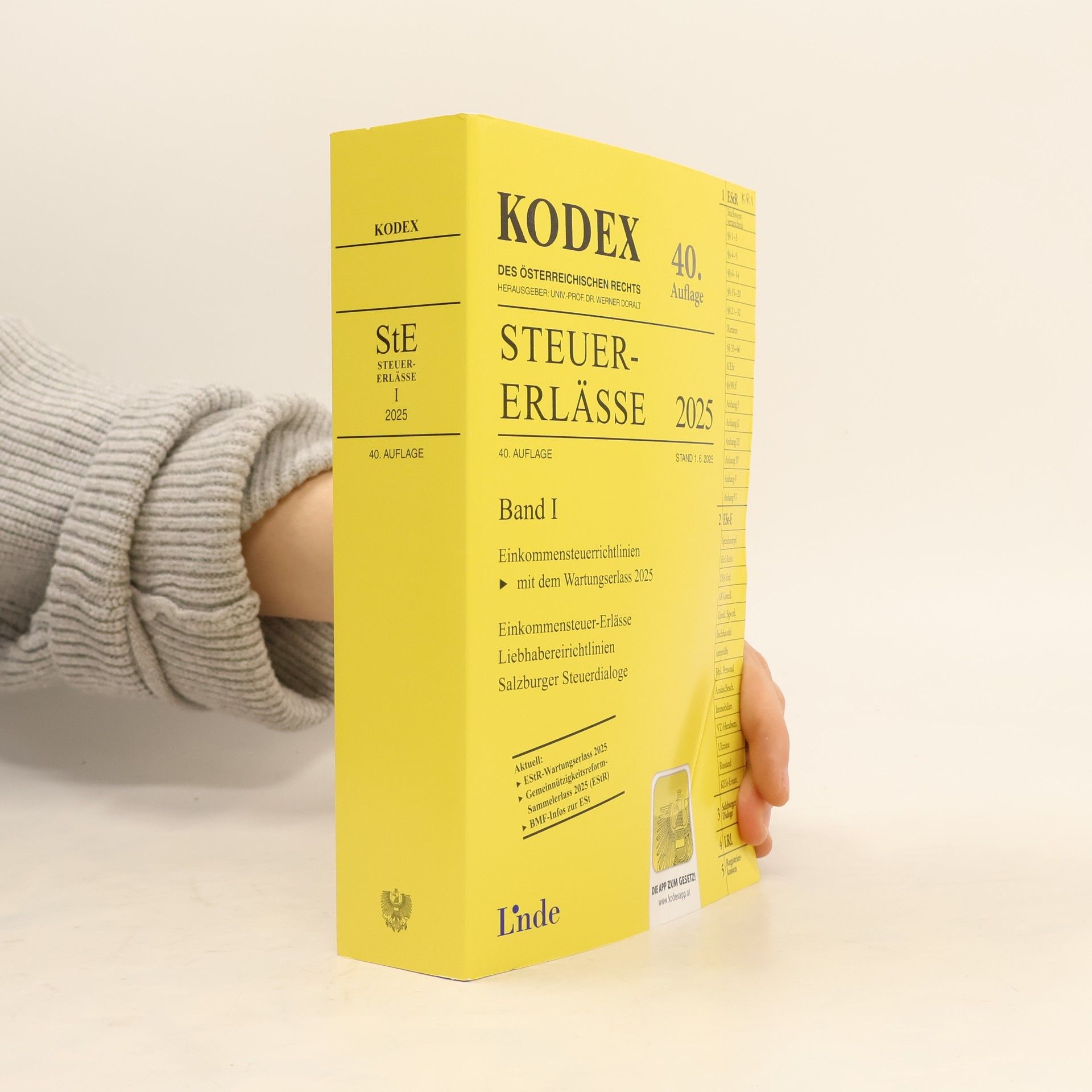 Werner Doralt KODEX Steuer-Erlässe 2025