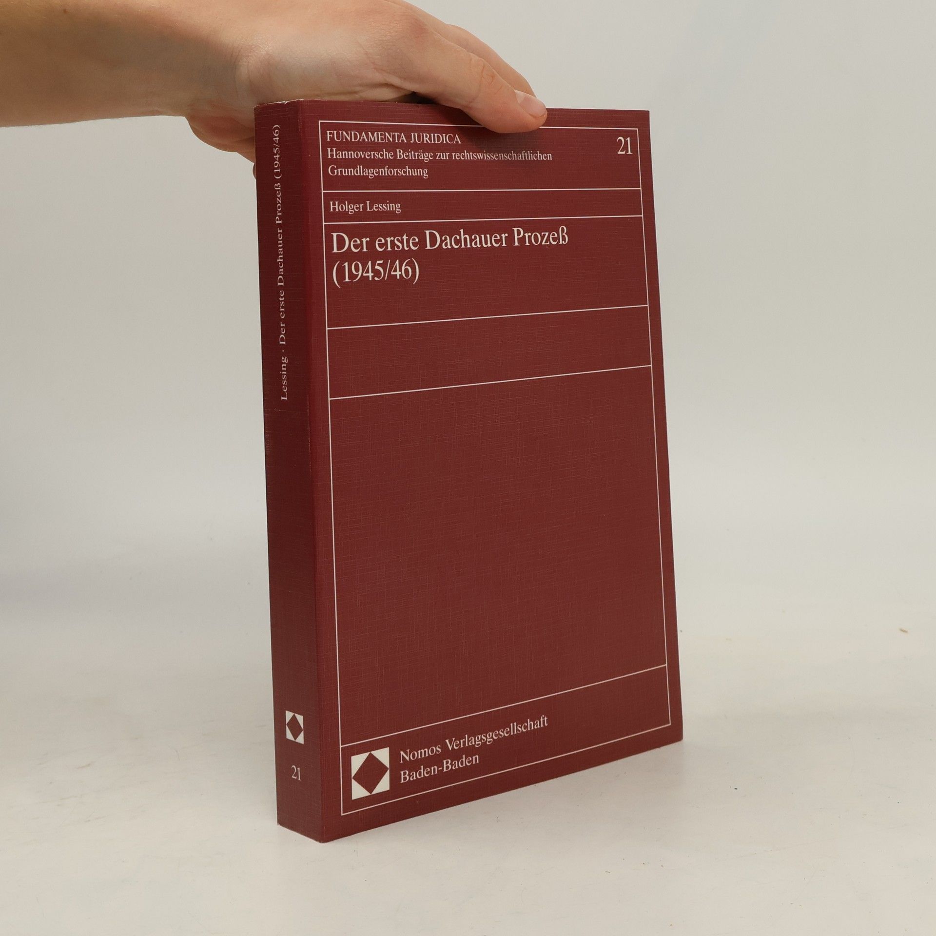 Holger Lessing Der erste Dachauer Prozess