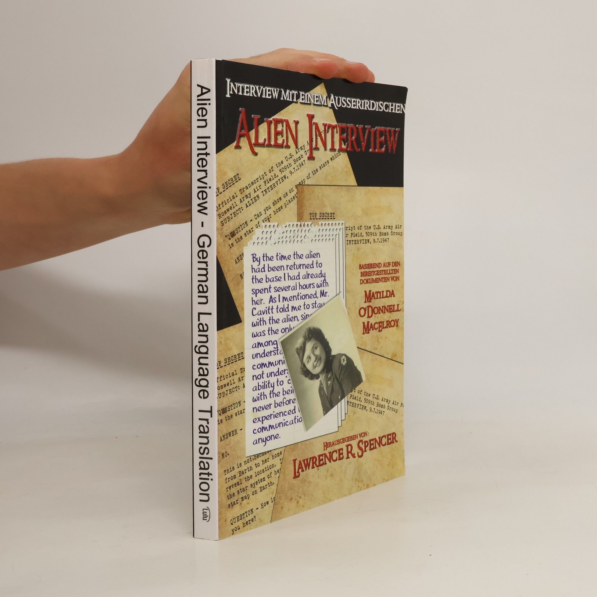 Matilda O'Donnell MacElroy Alien Interview - German Language Translation