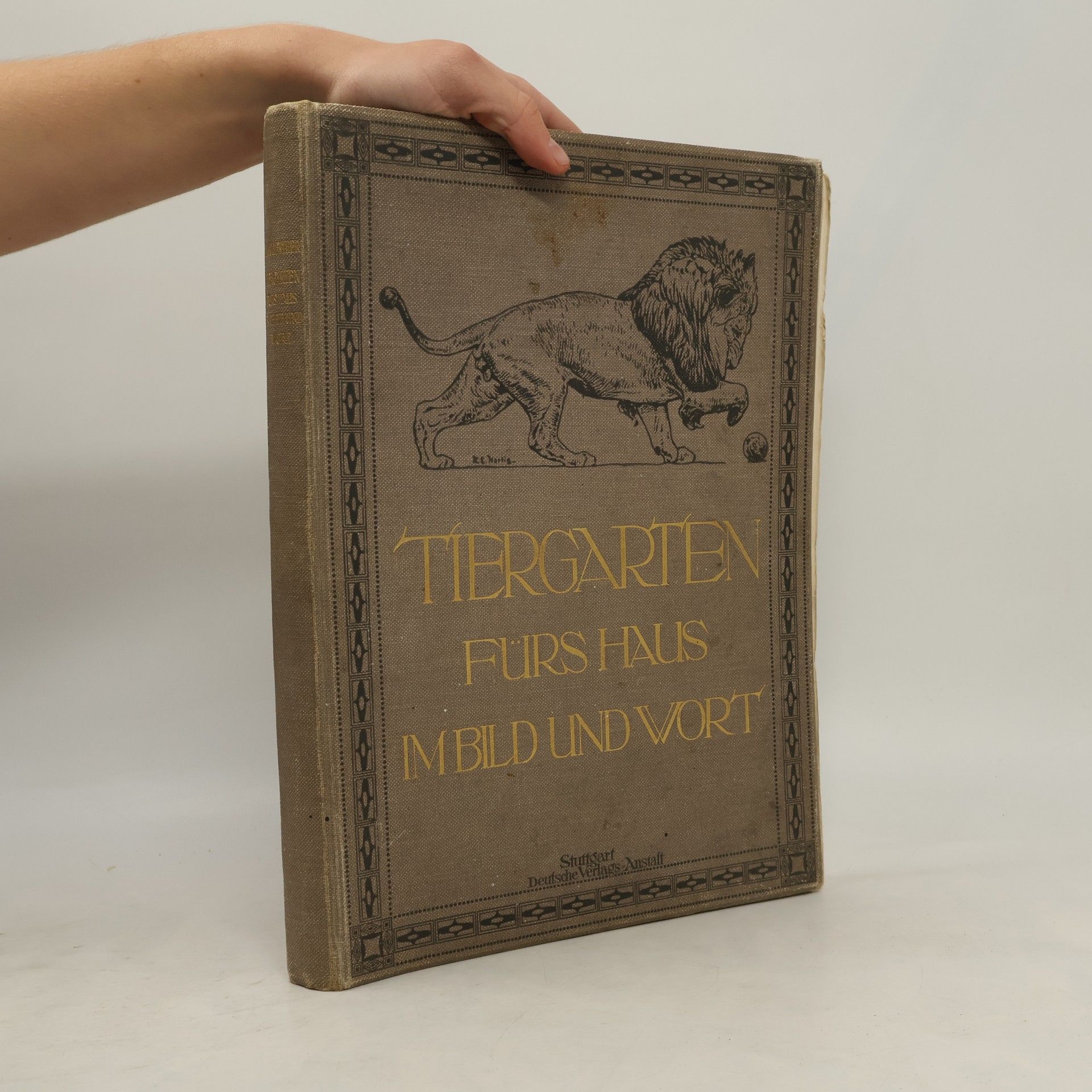 Konrad Guenther Tiergarten fürs Haus in Bild und Wort