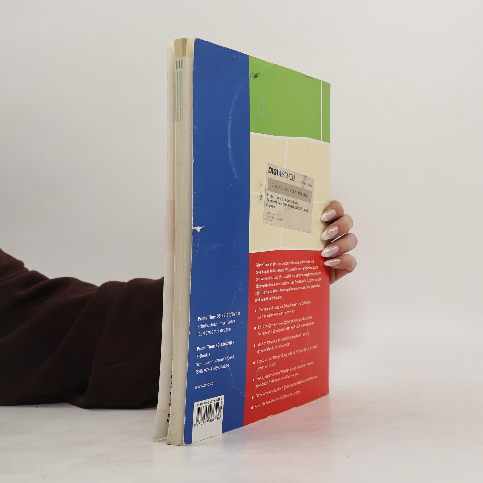 Collectif d'auteurs Prime Time Coursebook 8
