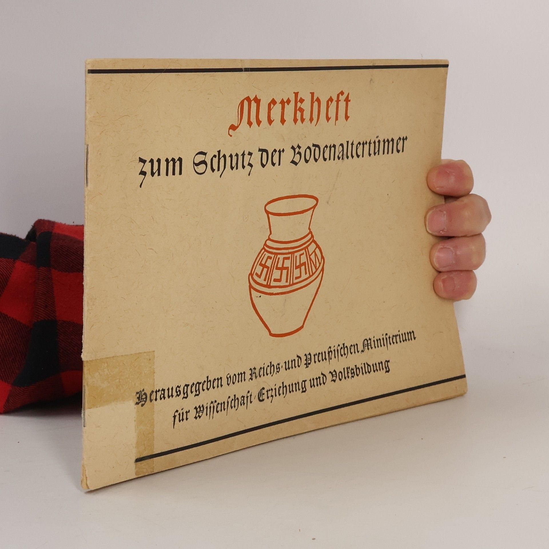 Werner Buttler Merkheft zum Schutz der Bodenaltertümer