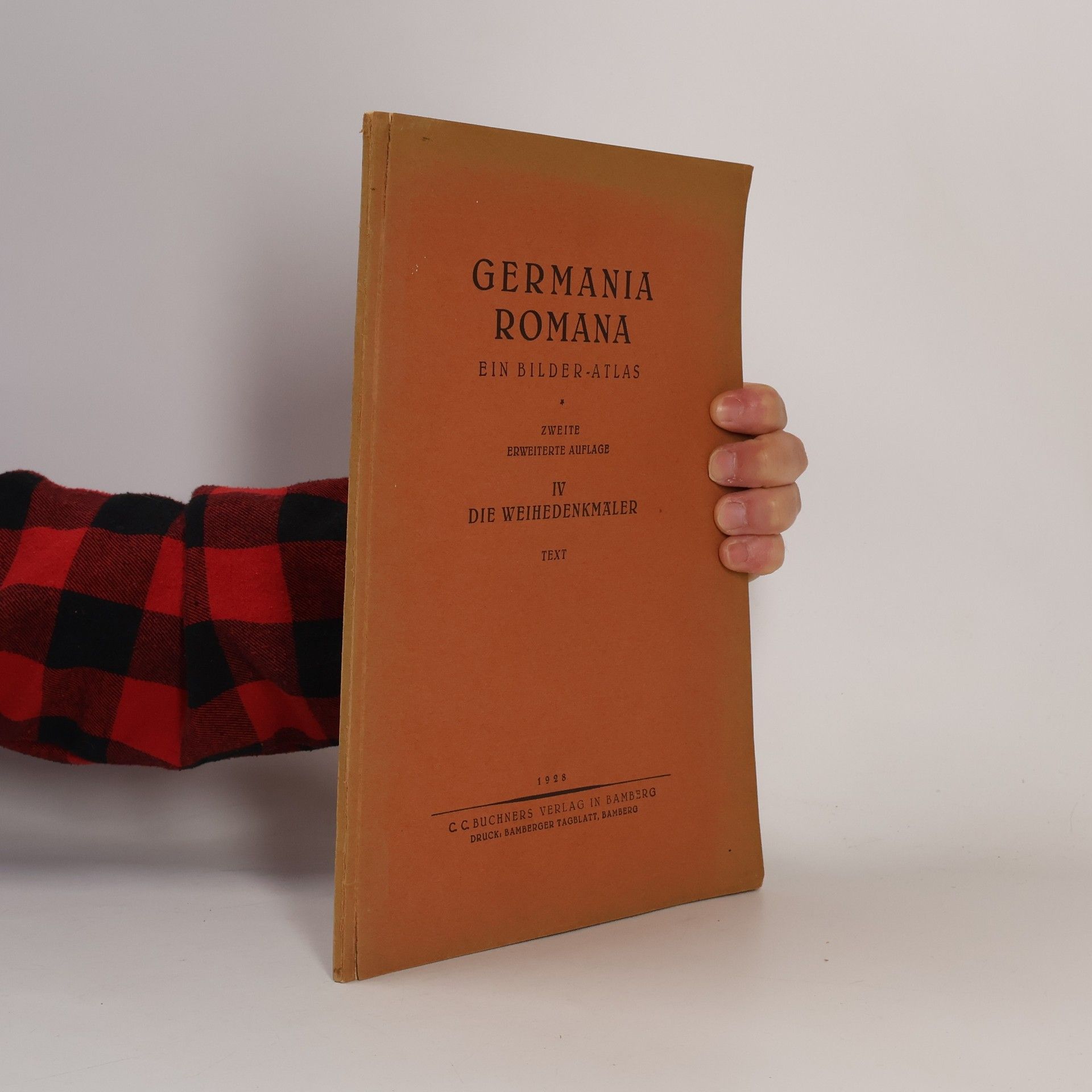 Various authors Germania romana. Ein Bilder-Atlas IV.