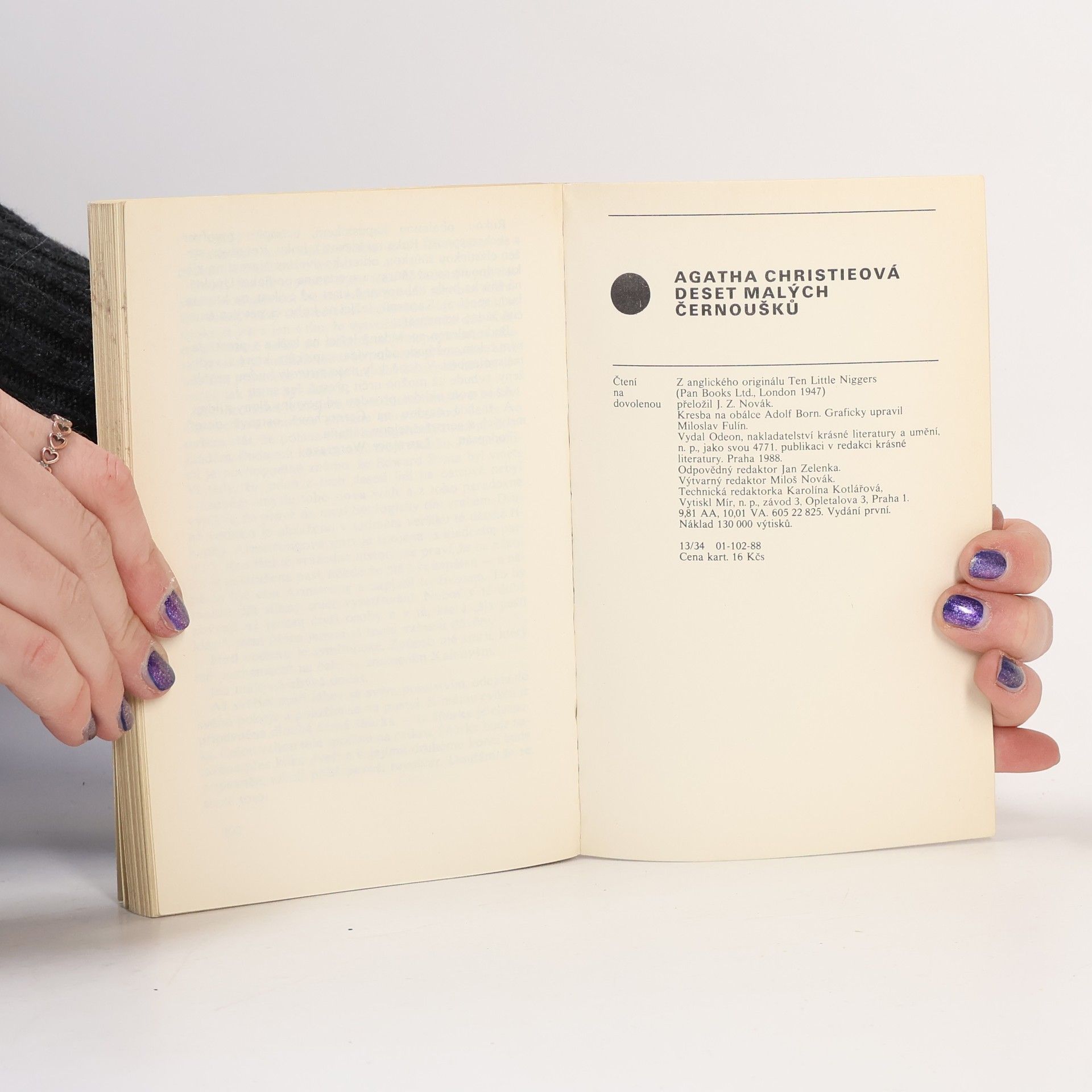 Agatha Christie Deset malých černoušků