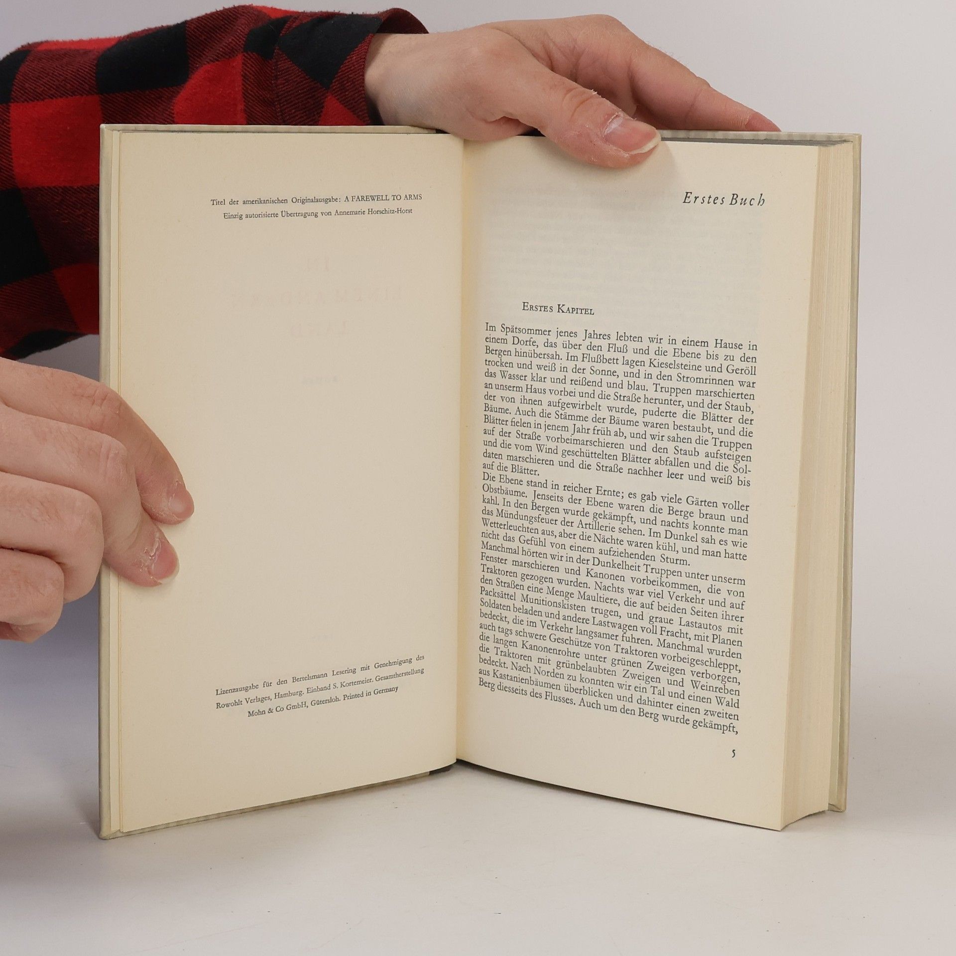 Ernest Hemingway In einem andern Land