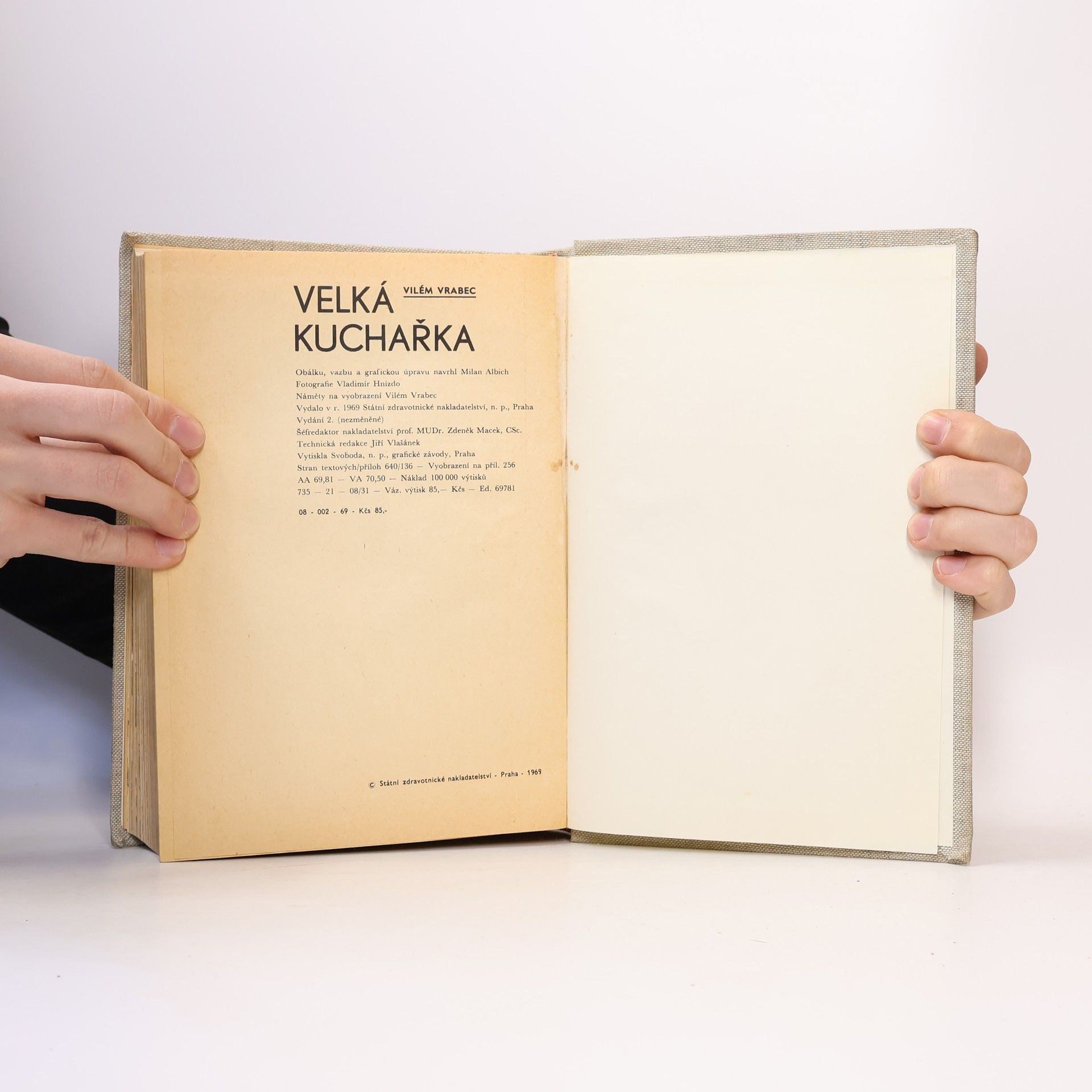 Vilém Vrabec Velká kuchařka